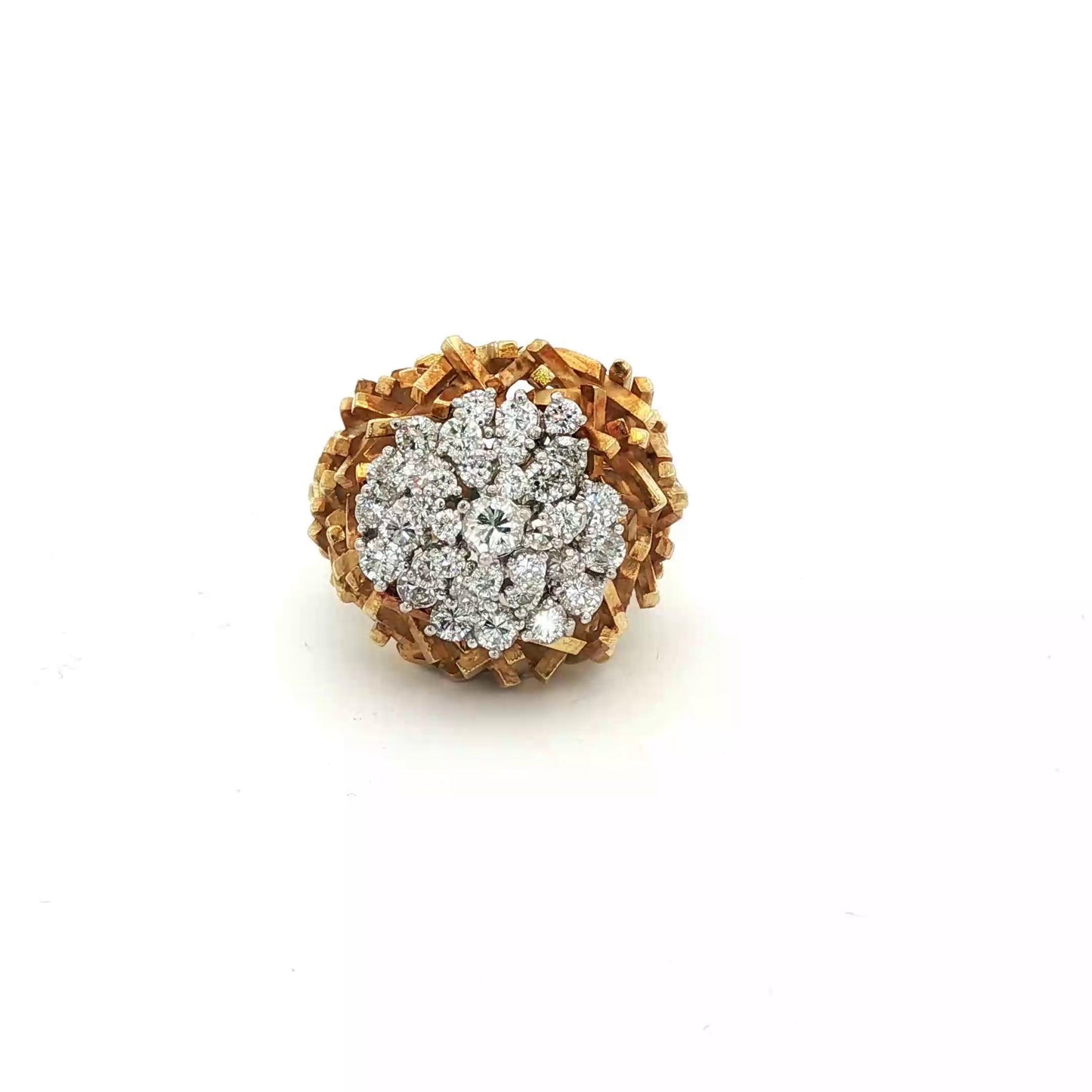 Fantastic 1960's diamond dinner ring