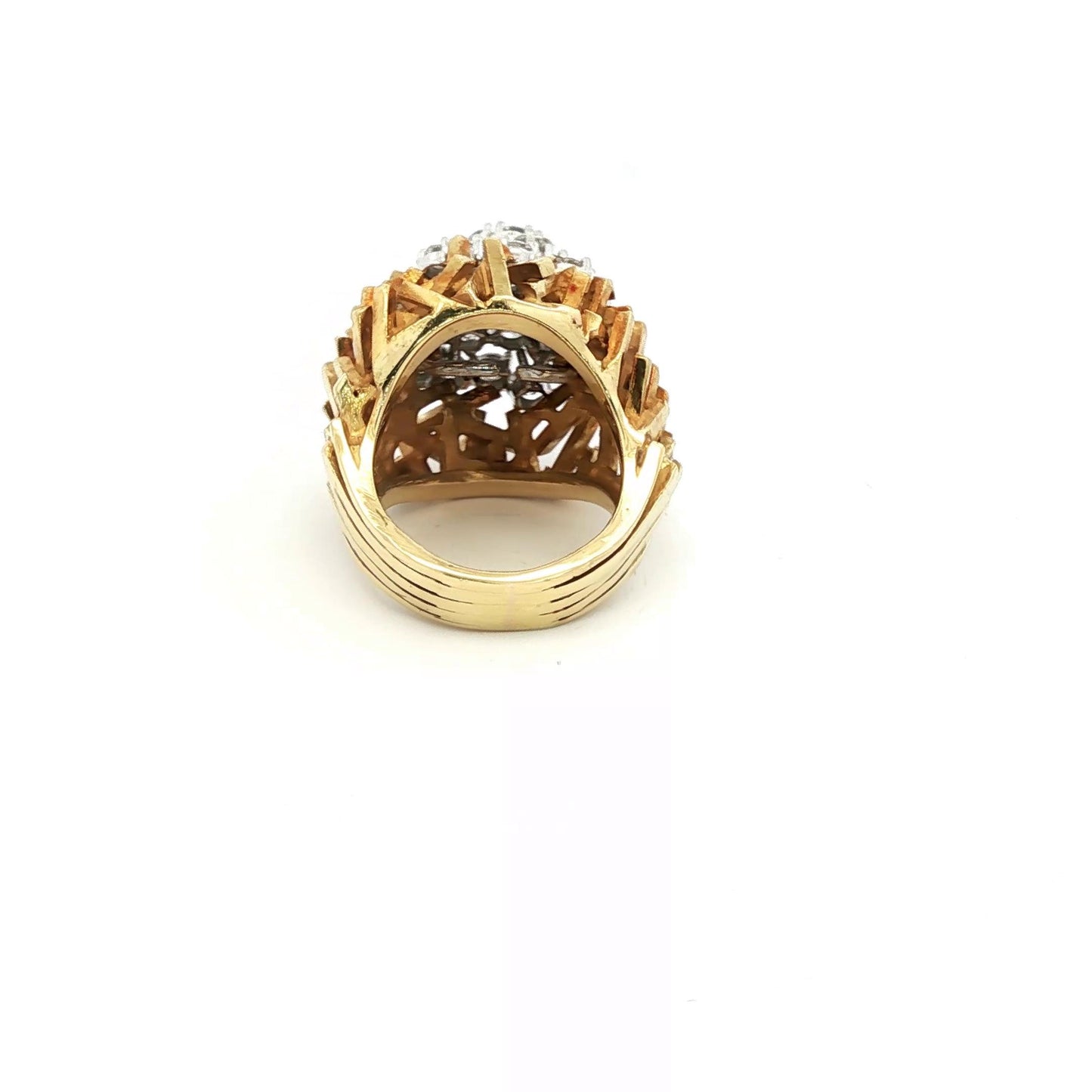 Fantastic 1960's diamond dinner ring
