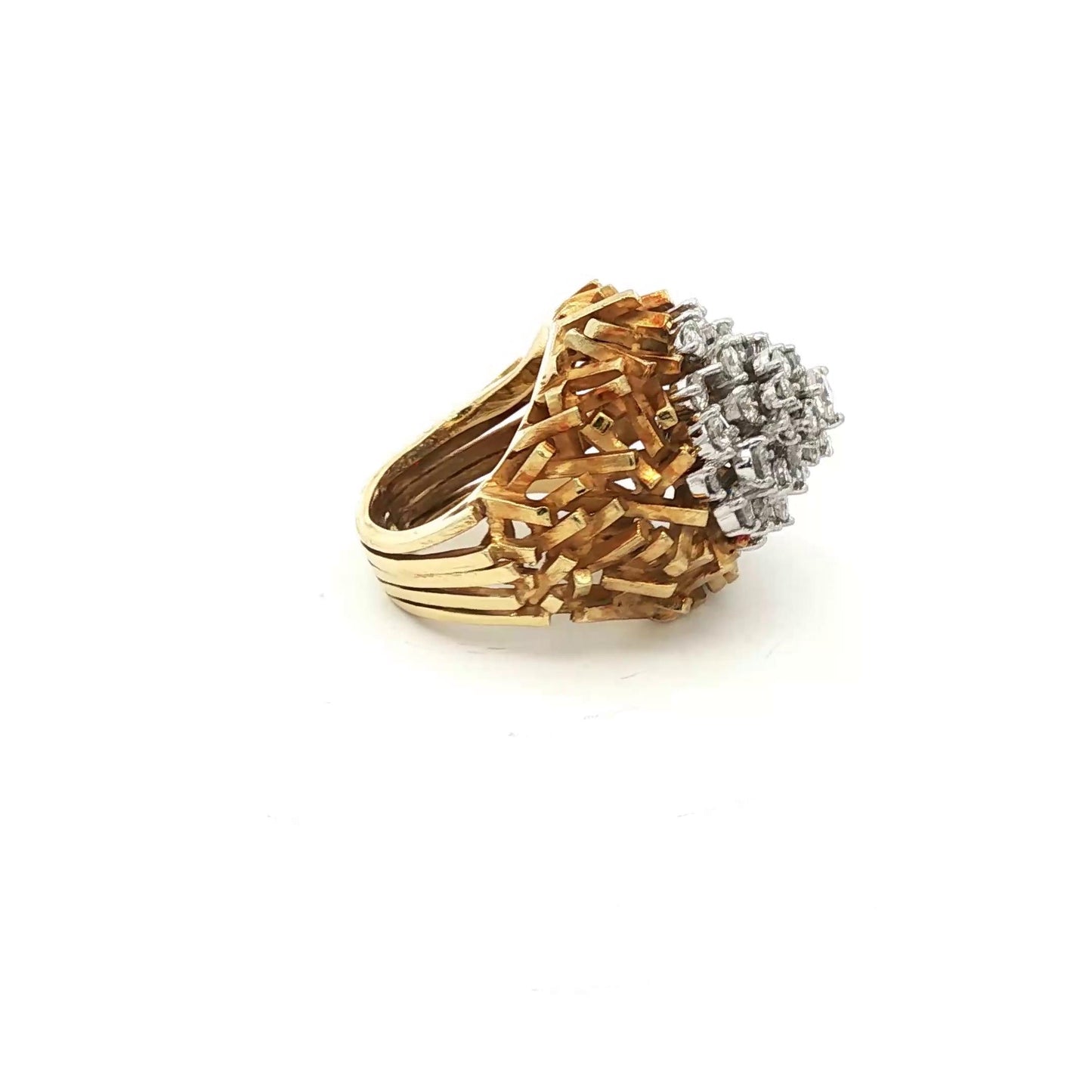 Fantastic 1960's diamond dinner ring