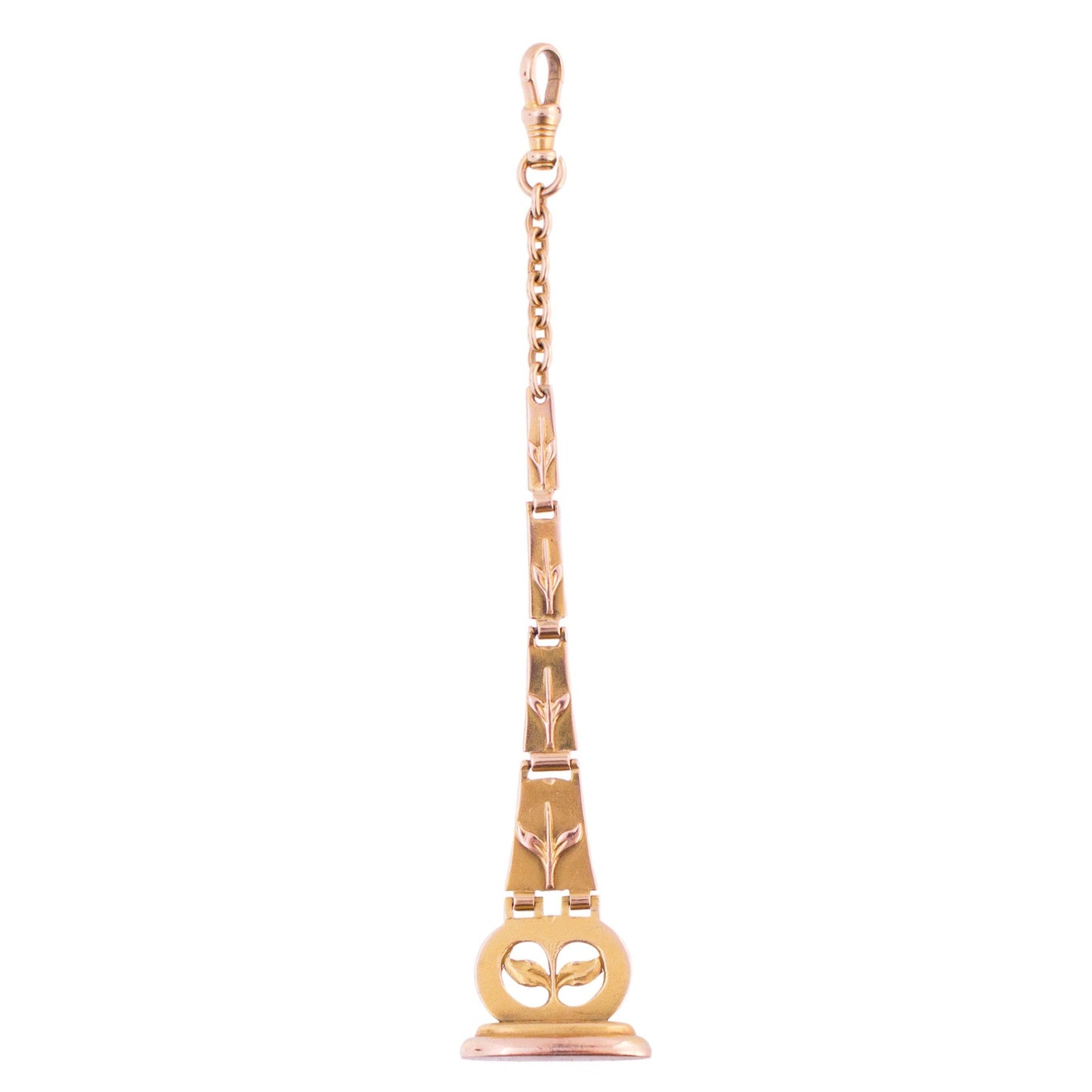 14K Gold Leaf Watch Fob