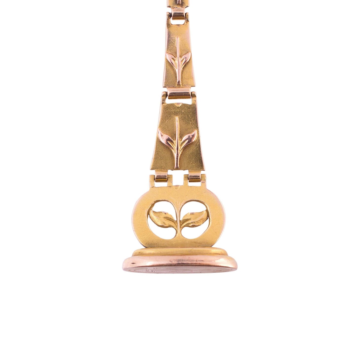 14K Gold Leaf Watch Fob