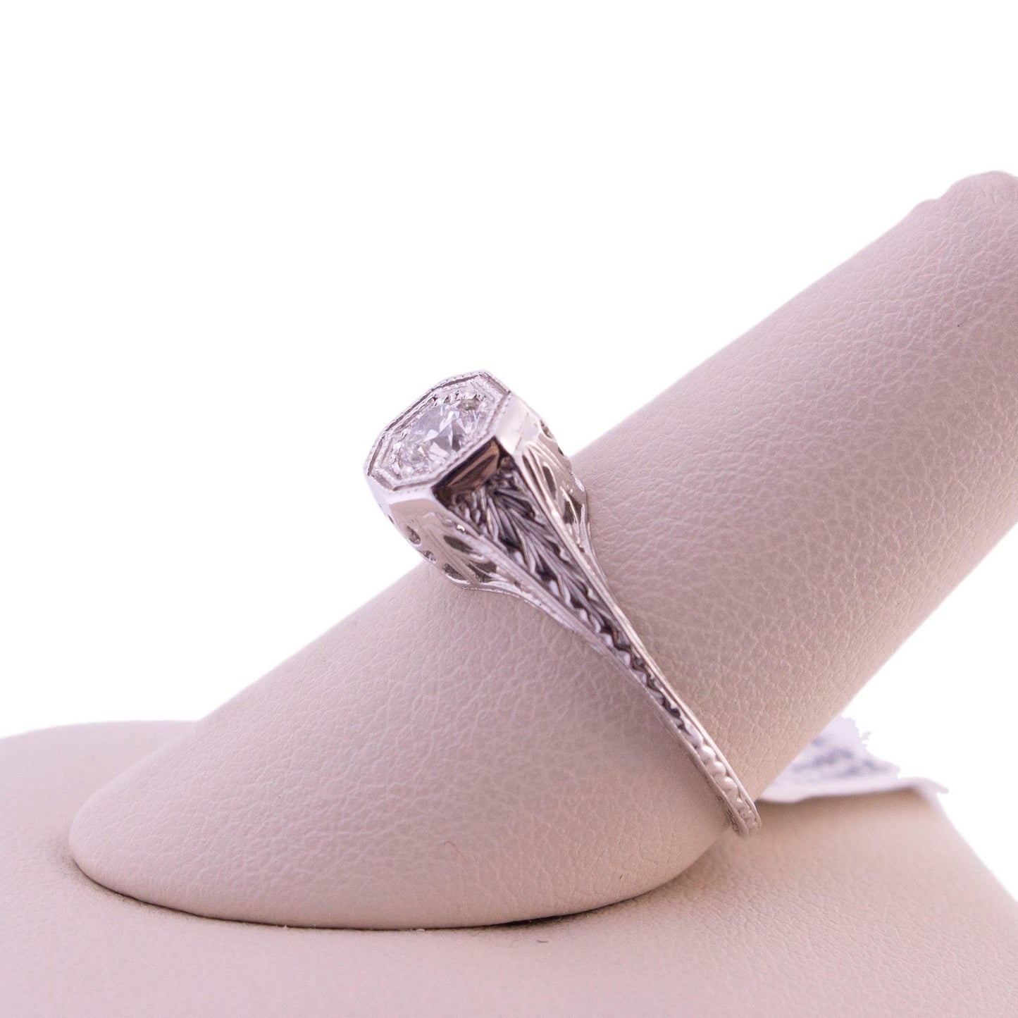 14K White Gold Orchard Diamond Engagement Ring