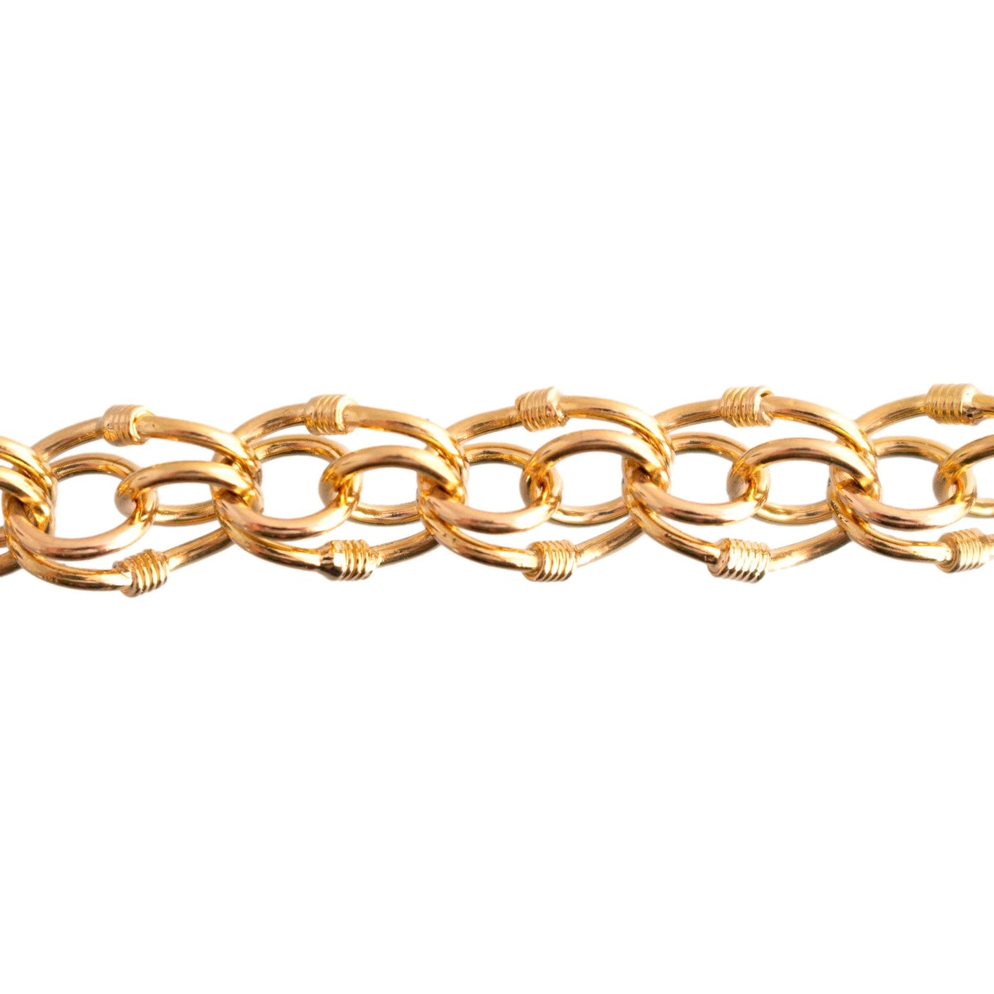 Decorative Link Charm Bracelet