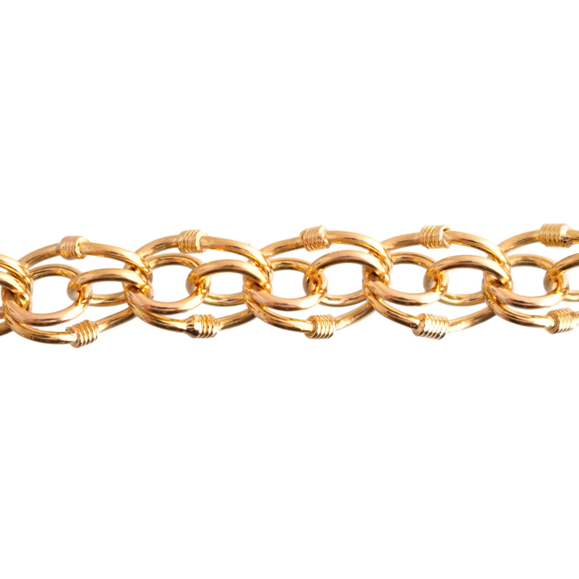 Decorative Link Charm Bracelet
