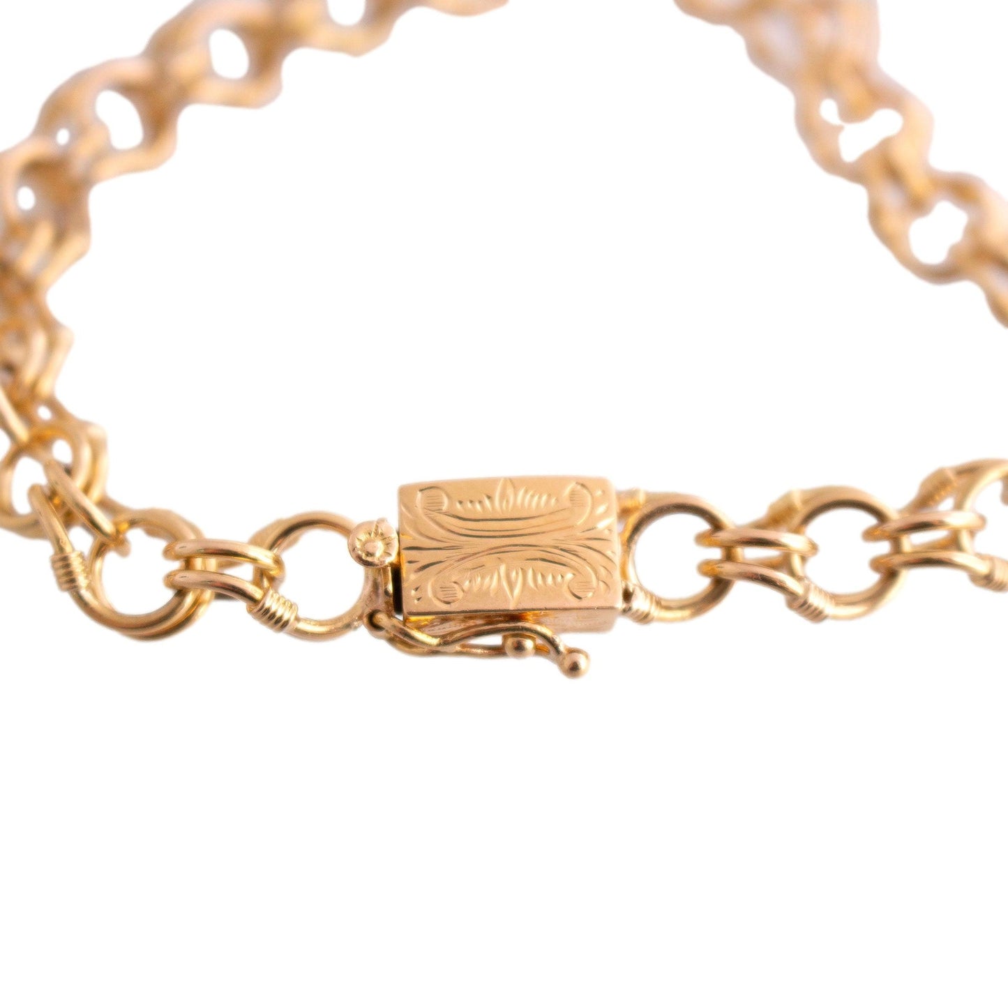 Decorative Link Charm Bracelet