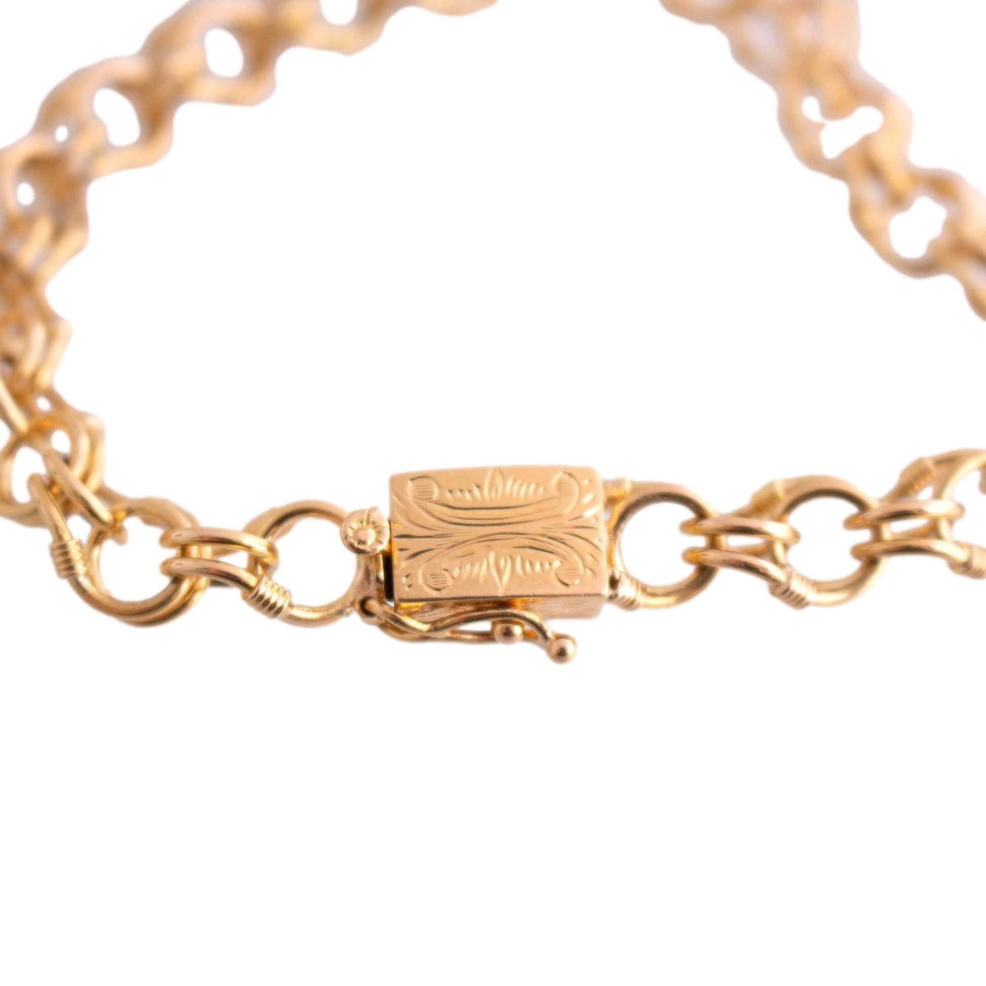 Decorative Link Charm Bracelet