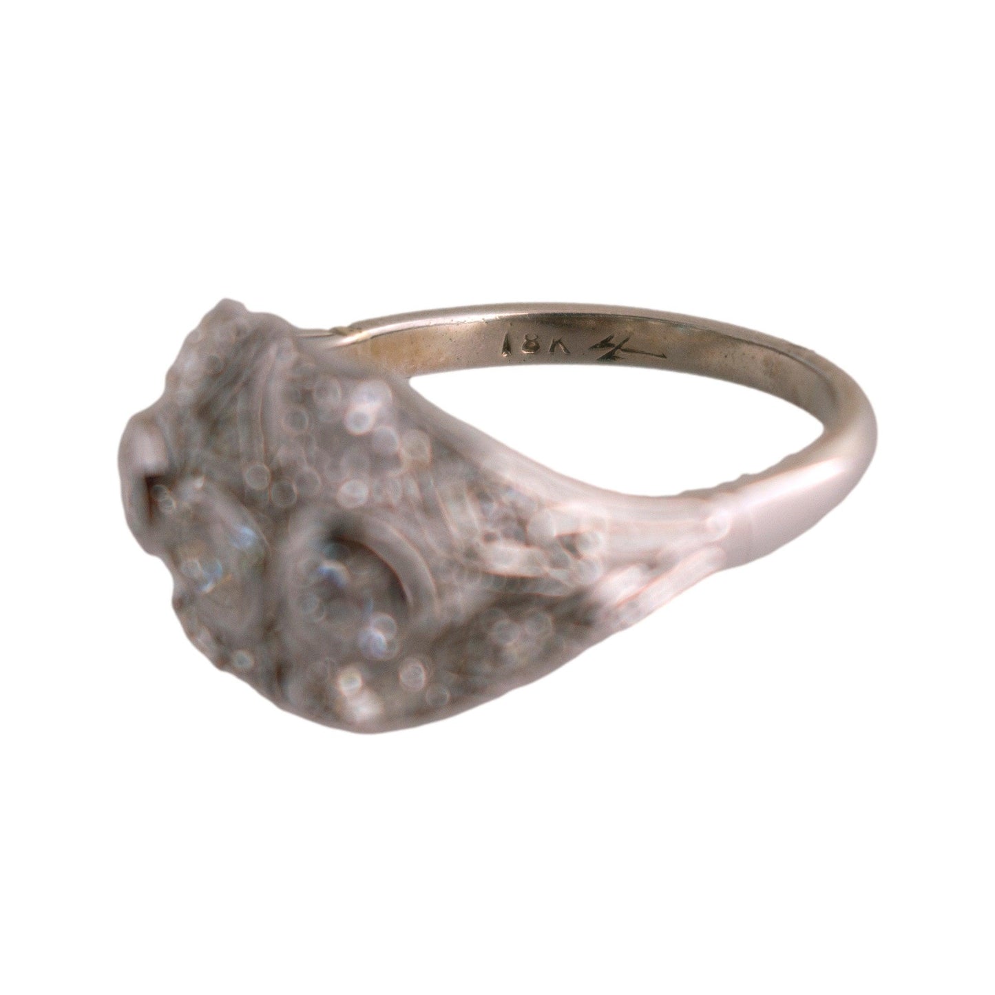 Old European Cut Diamond Filigree Ring
