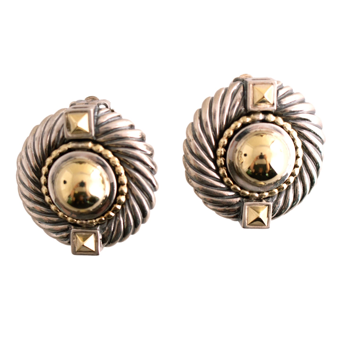 David Yurman Renaissance Button Earrings