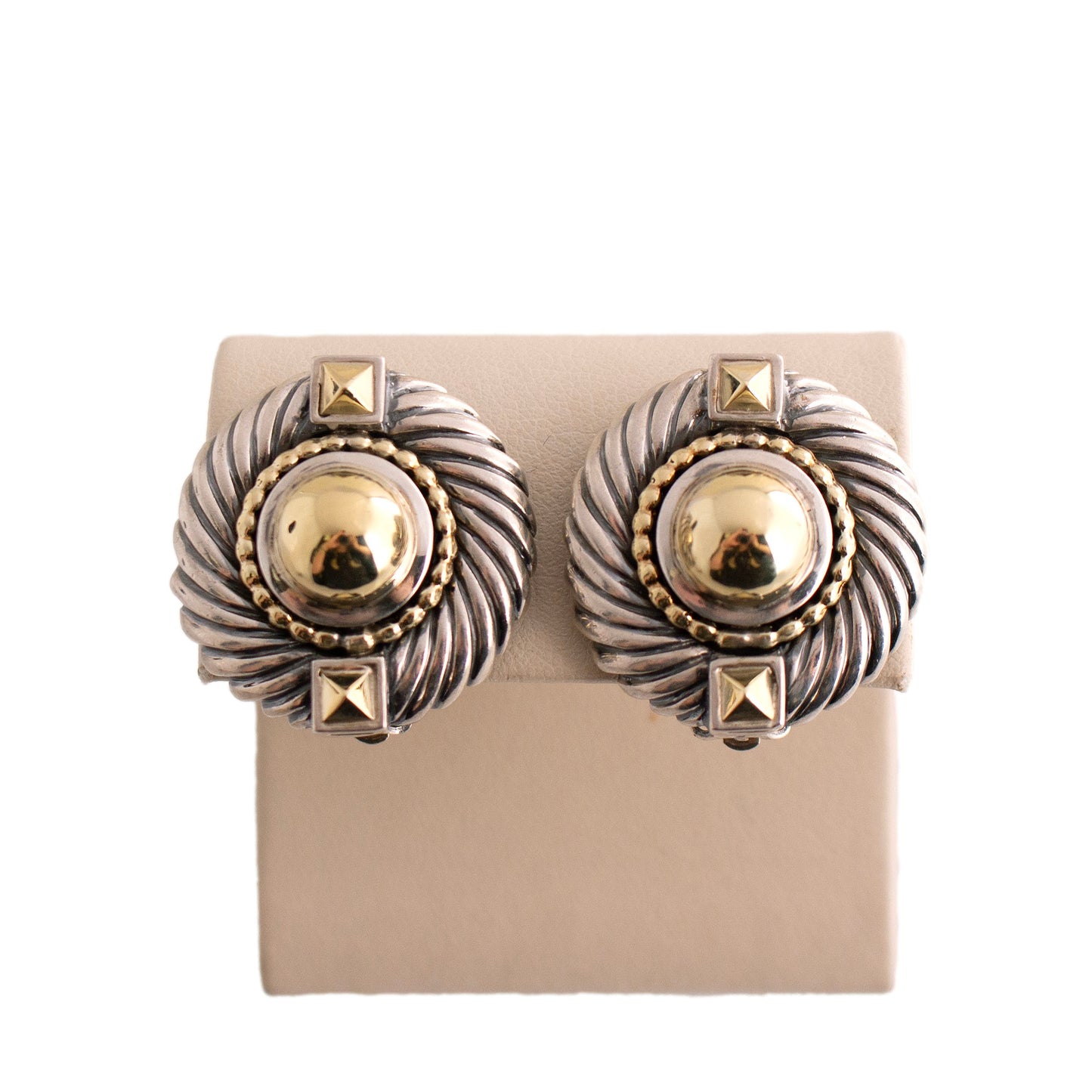 David Yurman Renaissance Button Earrings