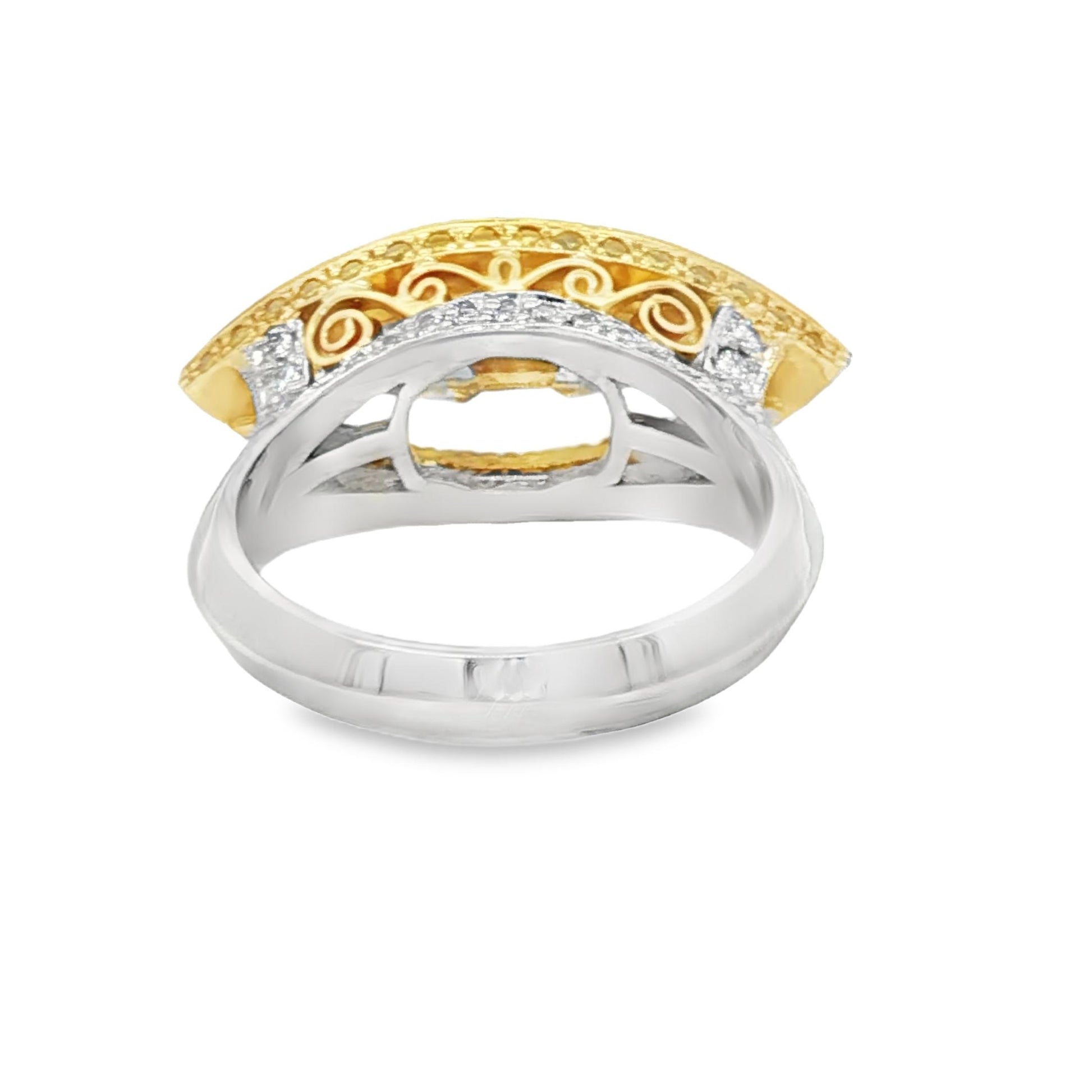Horizontal 4 carat marquise diamond ring