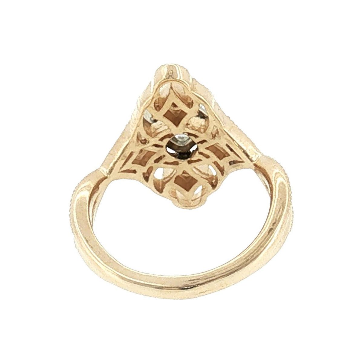 Modern Vintage Style Engagement Ring with Repurposed 1.06 Carat Cushion Diamond