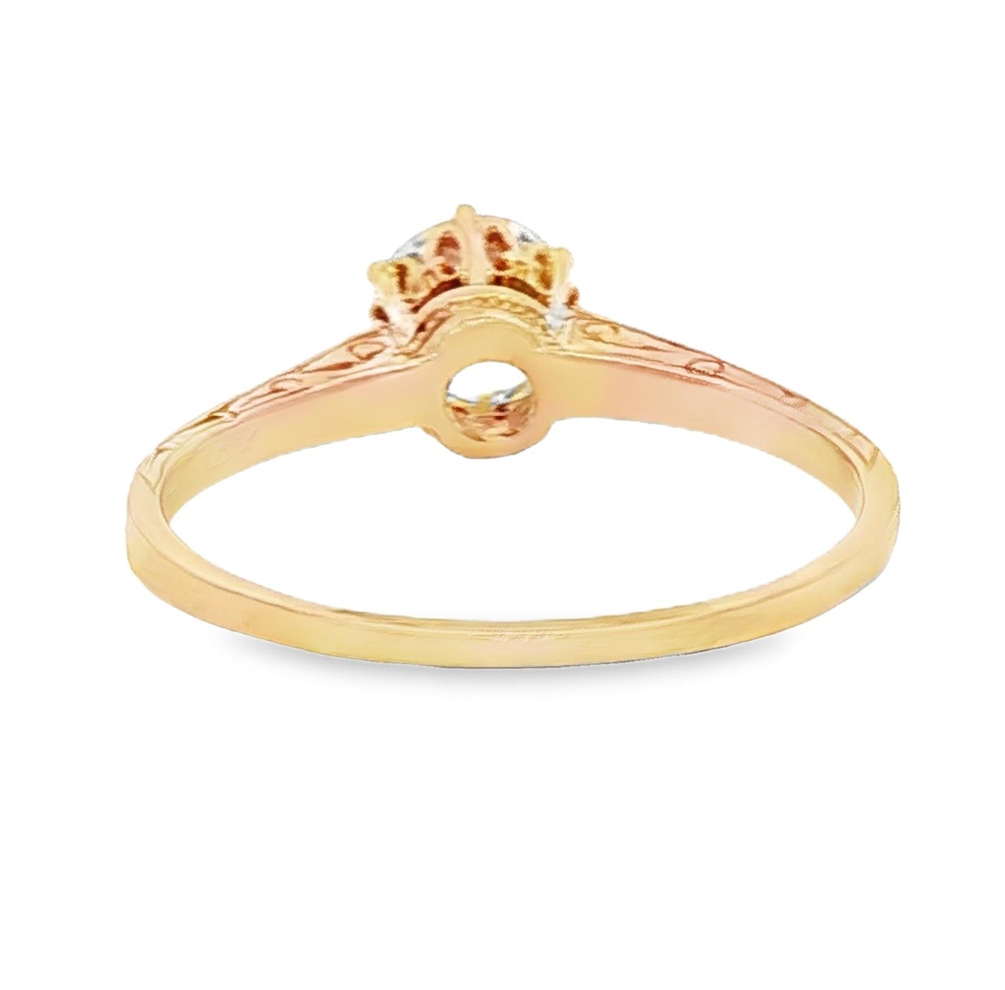 Victorian Old European cut solitaire