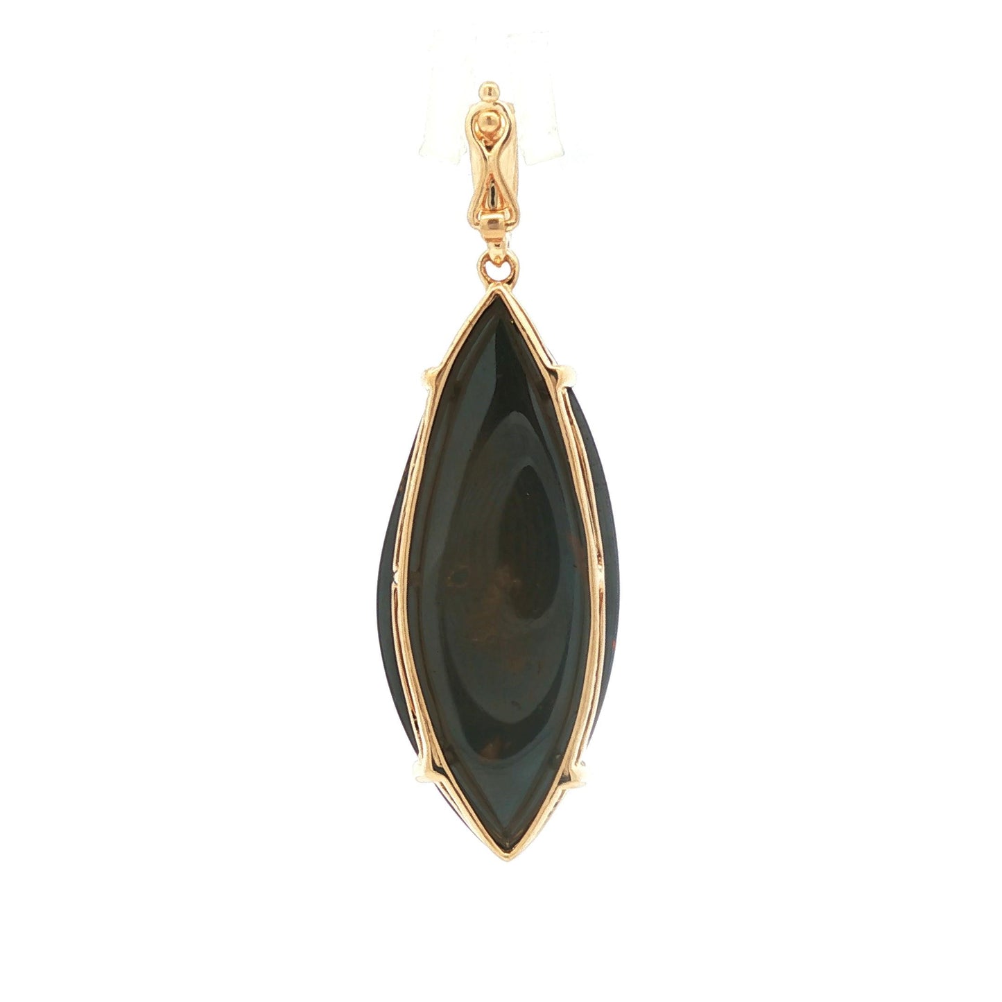 Vintage 14.8 Carat Boulder Opal Pendant in 14k Yellow Gold