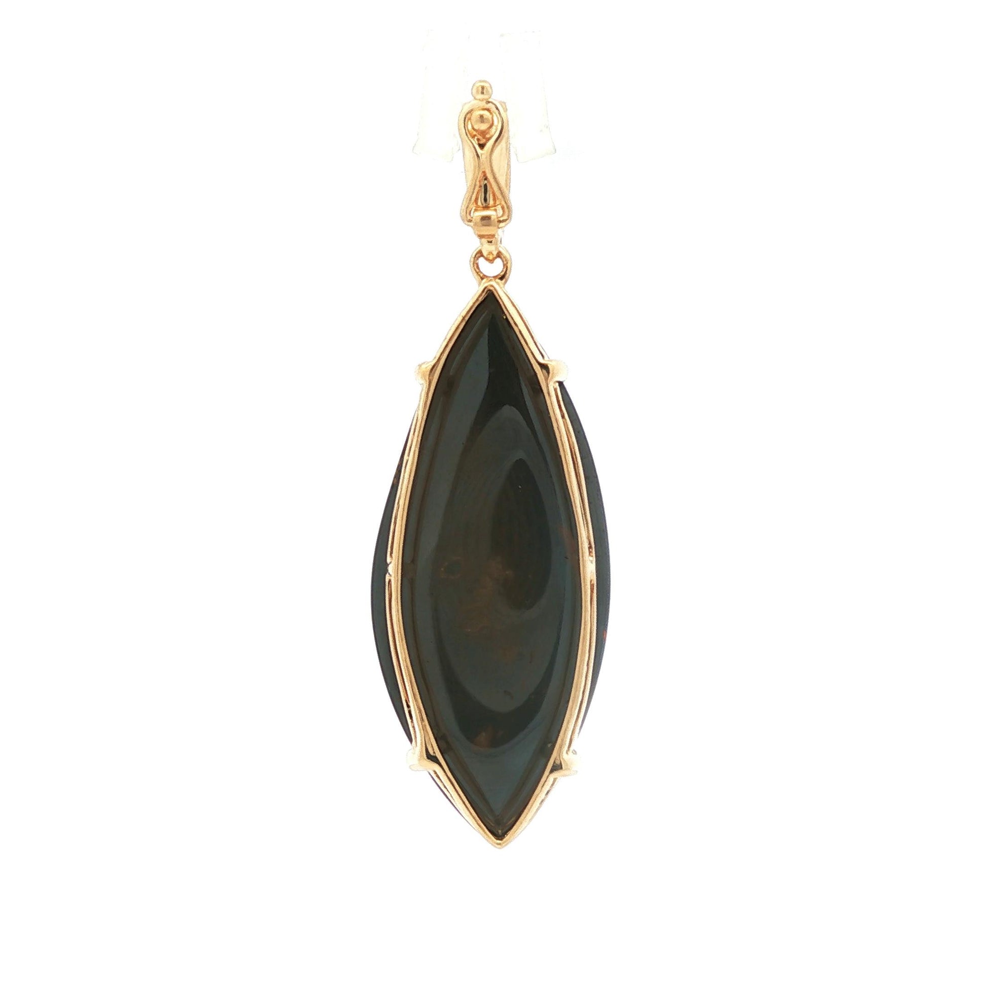Vintage 14.8 Carat Boulder Opal Pendant in 14k Yellow Gold