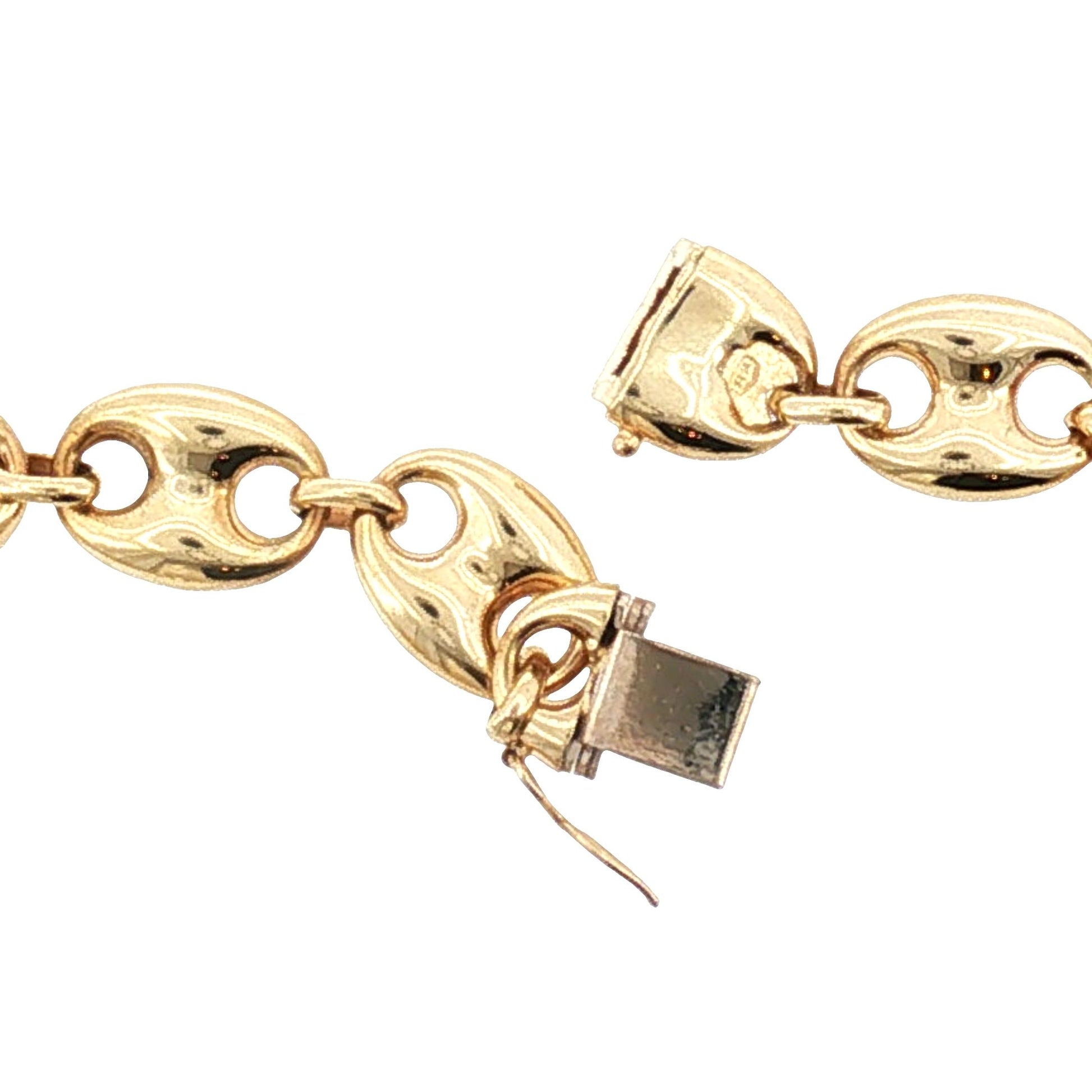 Late 20th Century 14K 24" 11.5mm Mariners Link Necklace