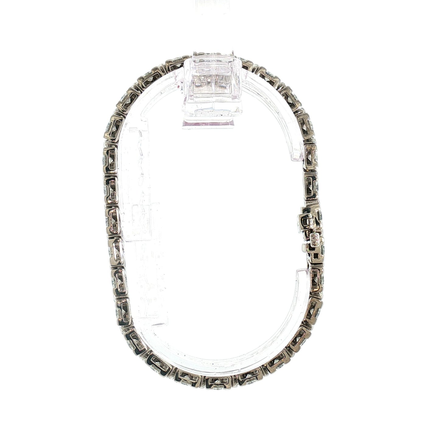 Late 20th century 14K white gold 56 diamonds weighing approximately 6.5 carats