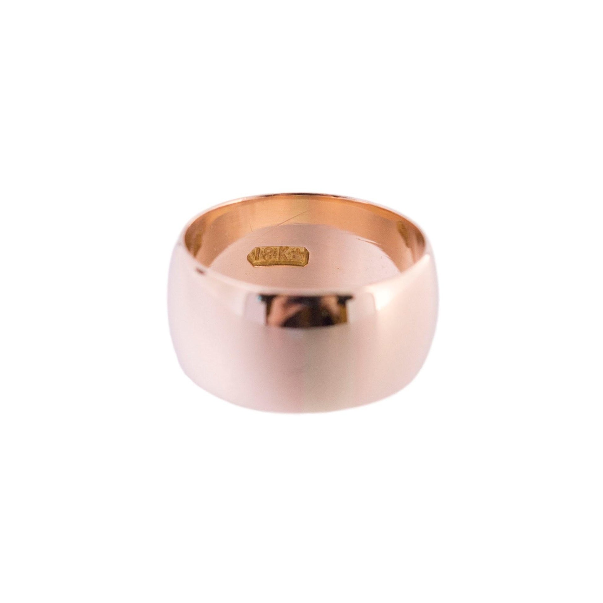 18K Gold 9mm Wide Band