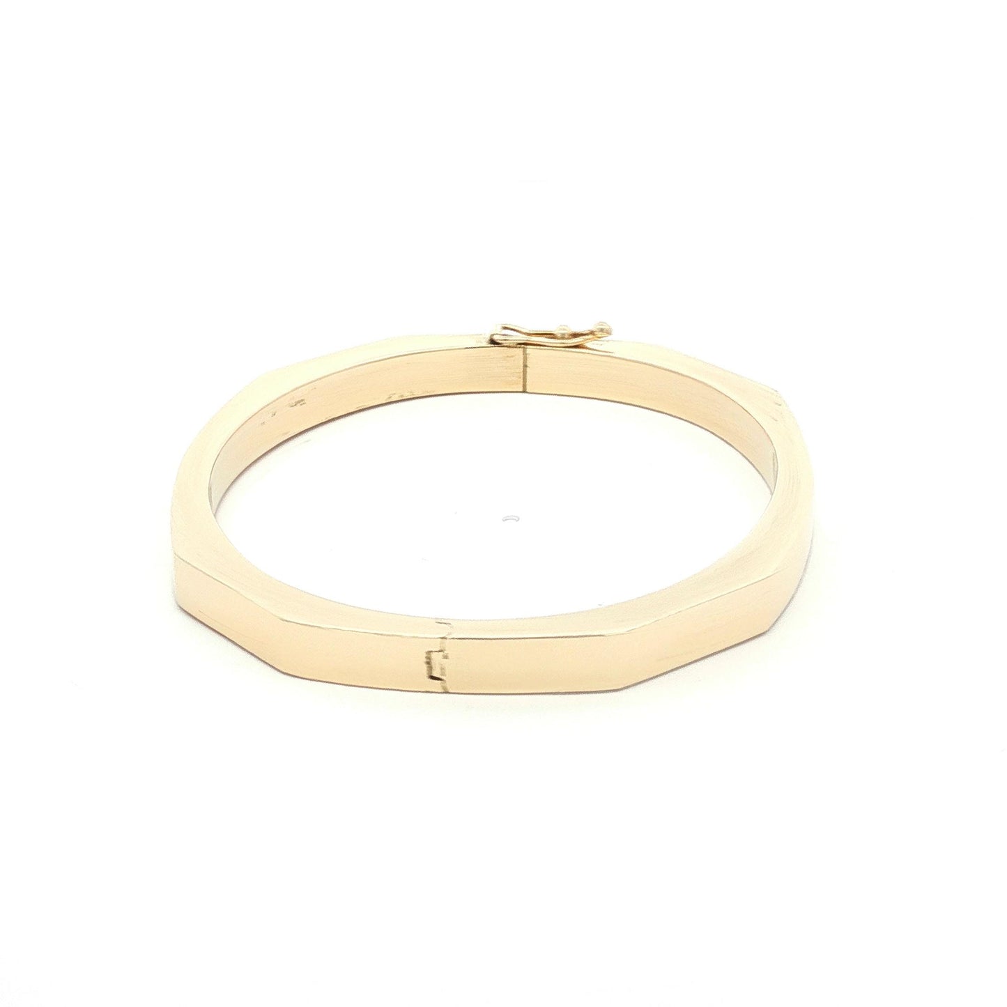 Vintage Herco 5mm Wide Octagonal Hinged Bracelet