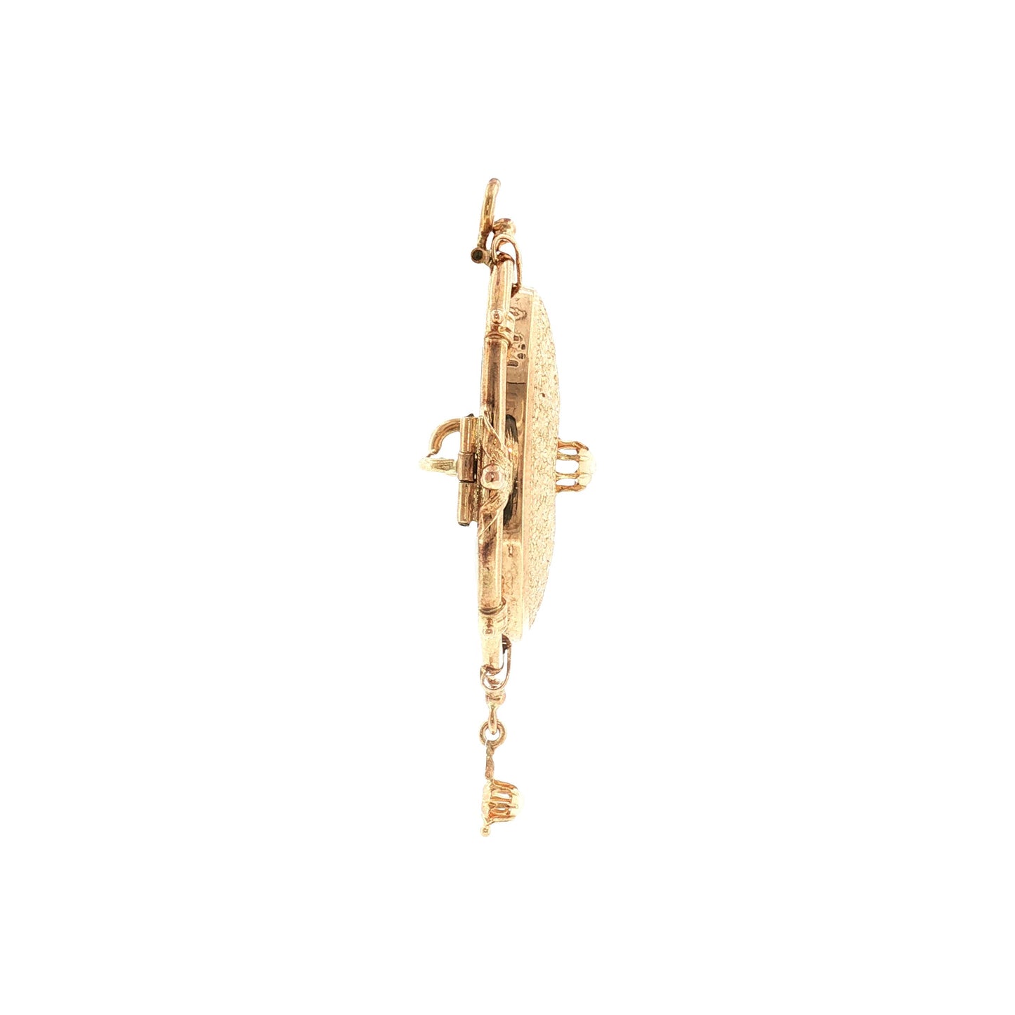 13k Yellow Gold Victorian Multipurpose Pin, Pendant and Locket