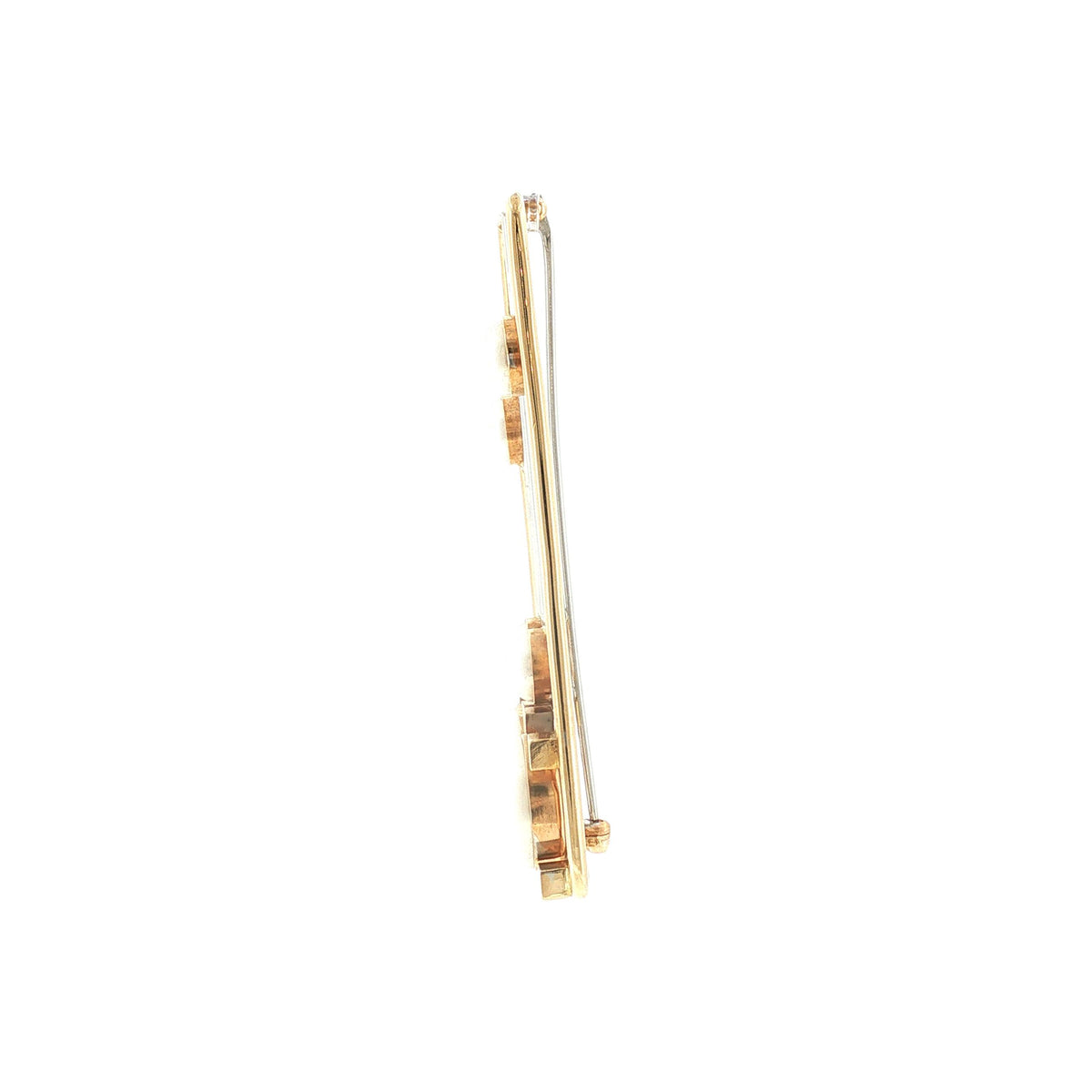 Late 20th-Century Contemporary Cultured Pearl Brooch