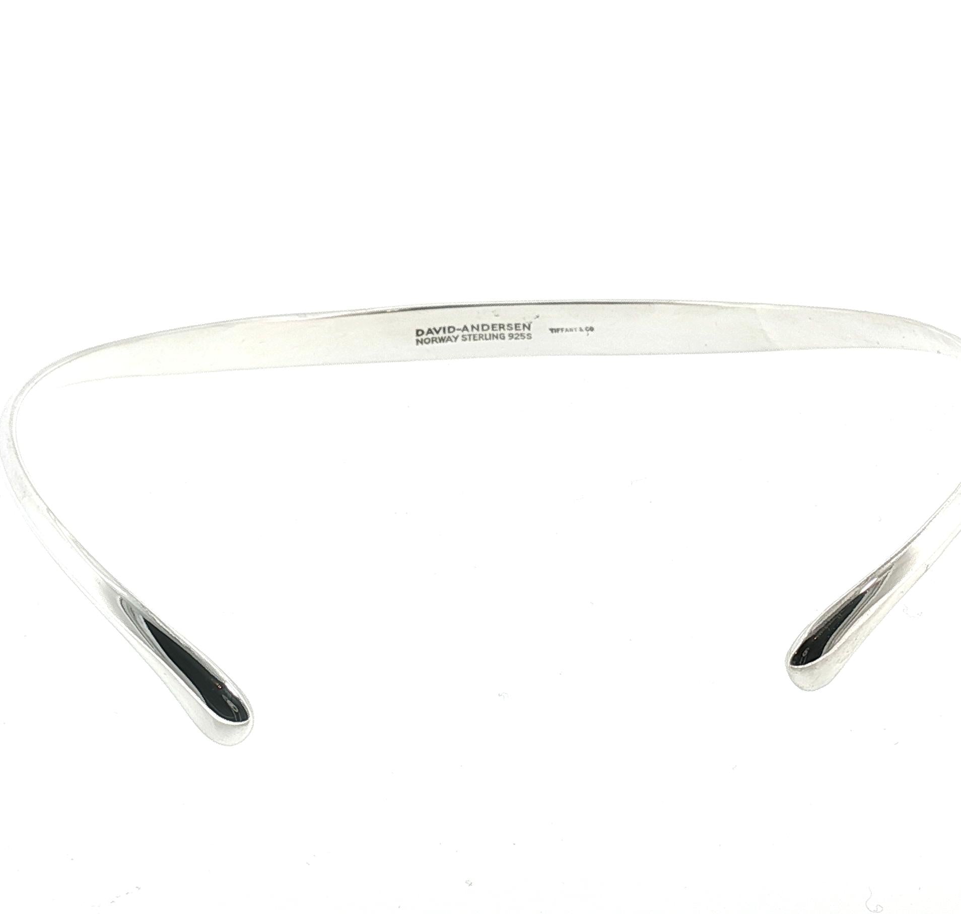 David-Andersen for Tiffany and Co. Sterling Neck Ring