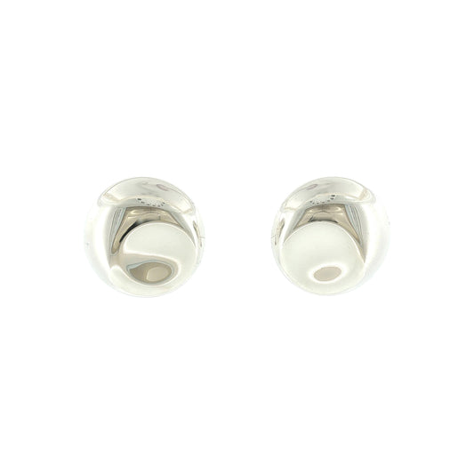 Late 20th-Century Sterling Tiffany and Co Elsa Peretti Earrings