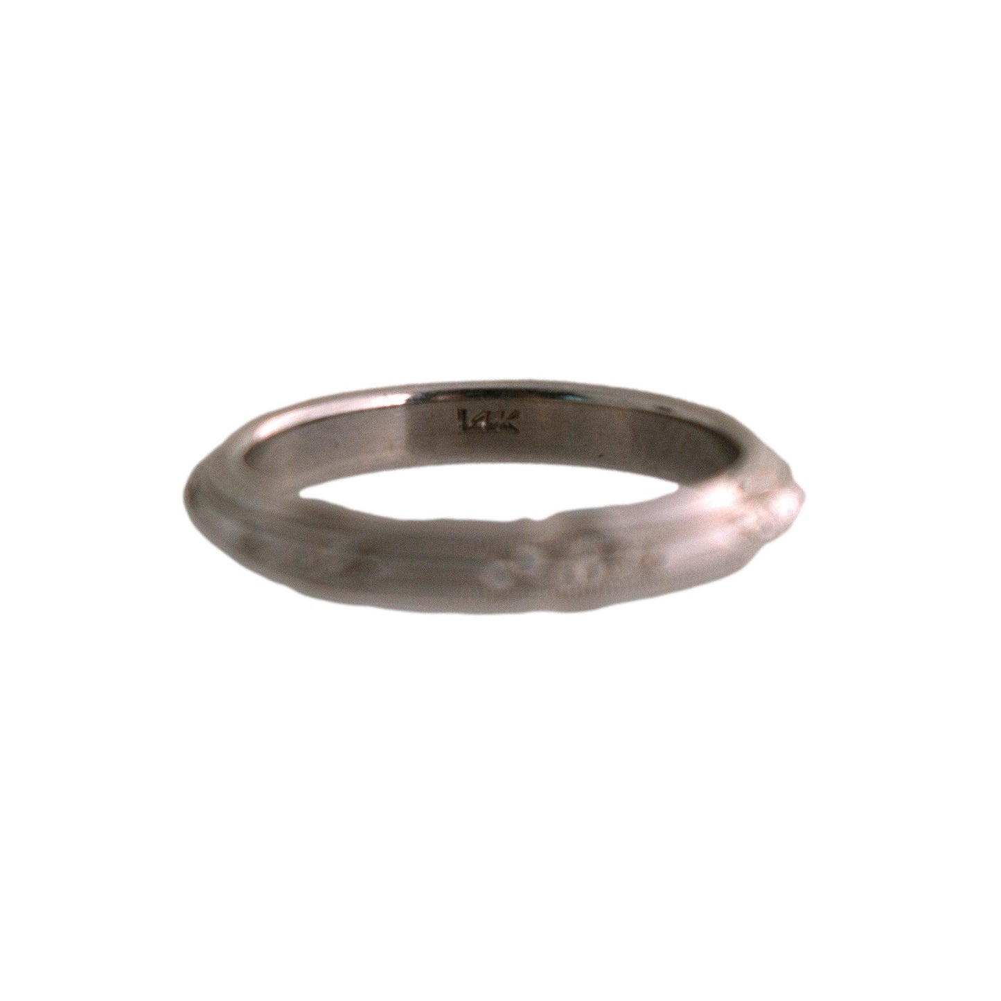 Carved Vintage Wedding Band