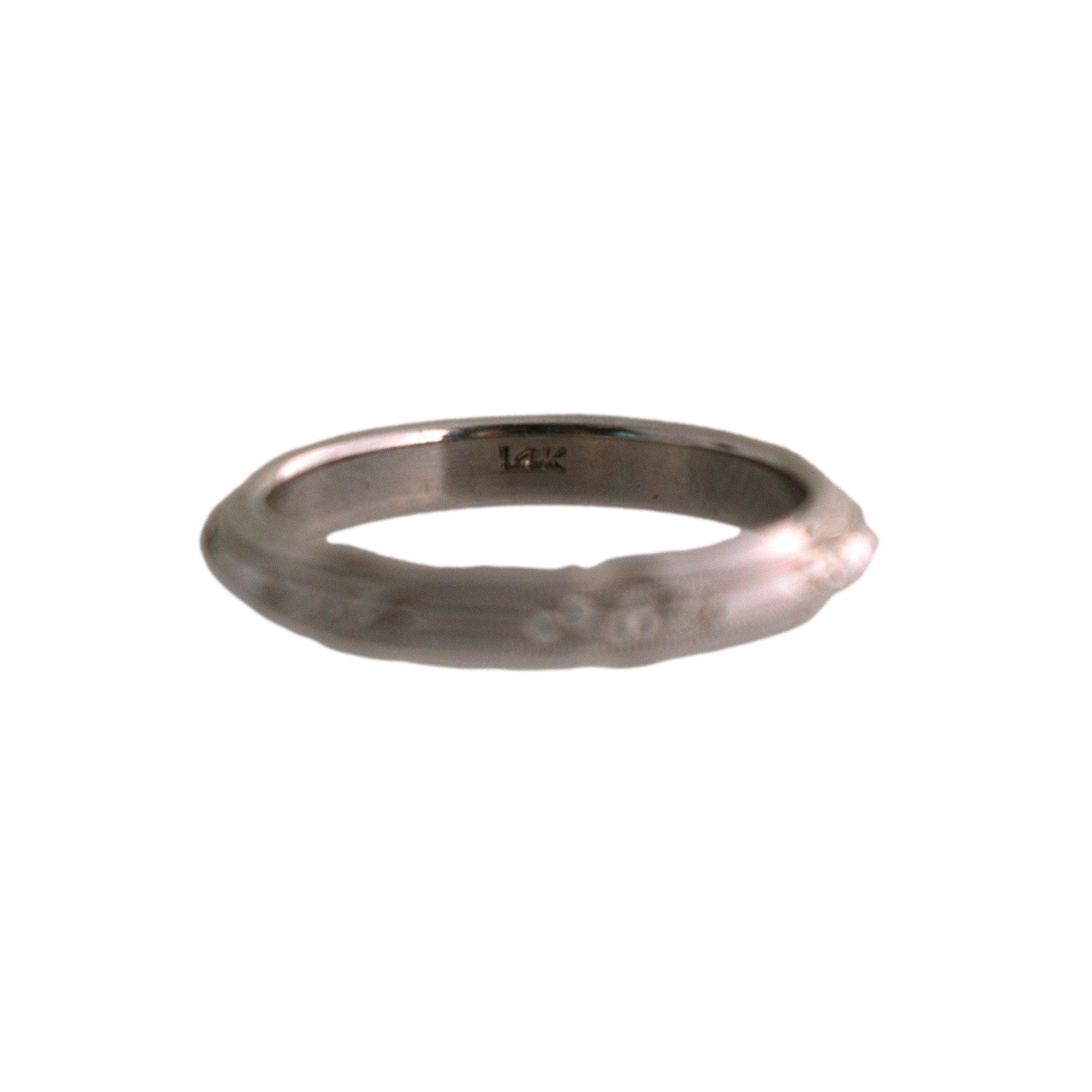 Carved Vintage Wedding Band