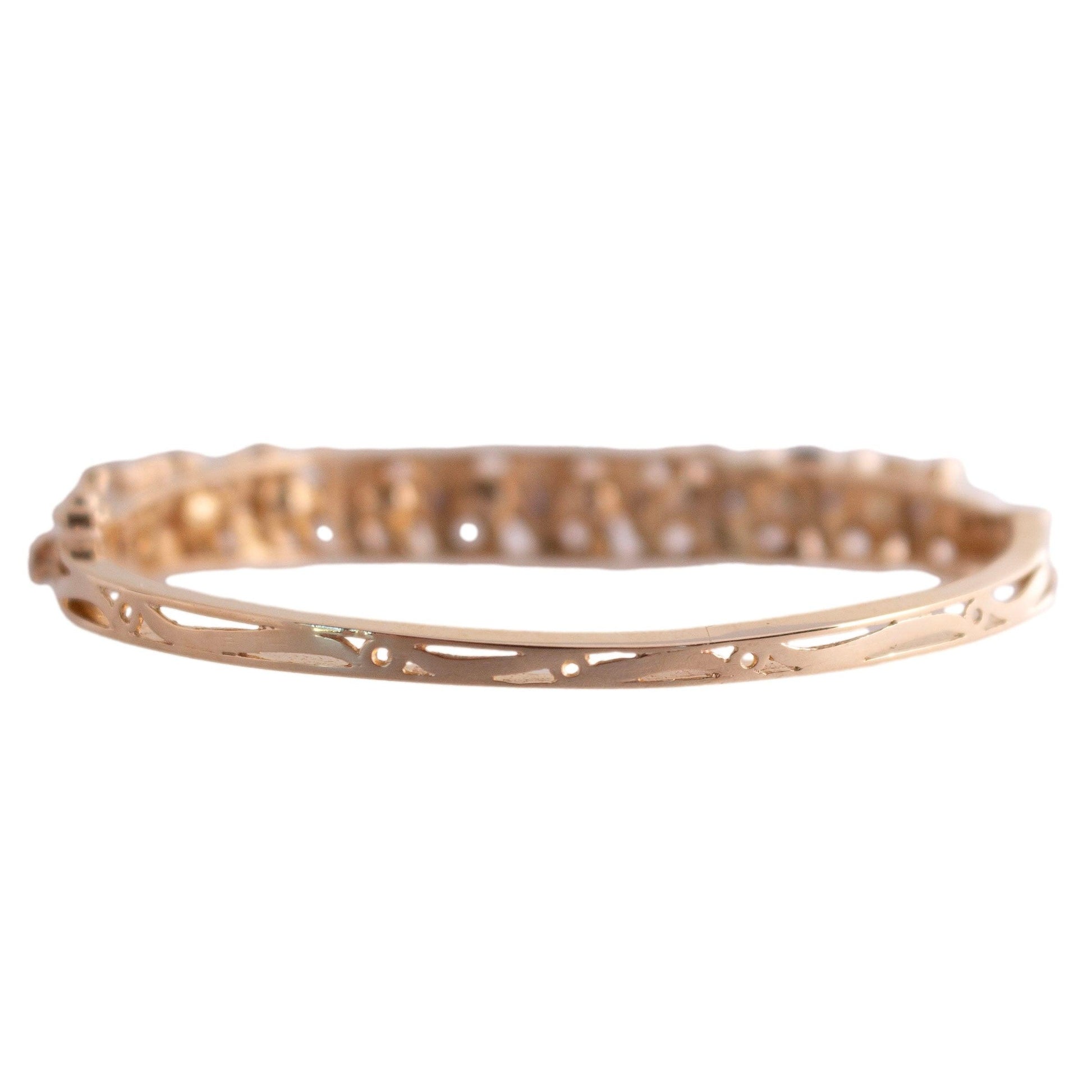 Cultured Pearl and Sapphire Bangle Bracelet