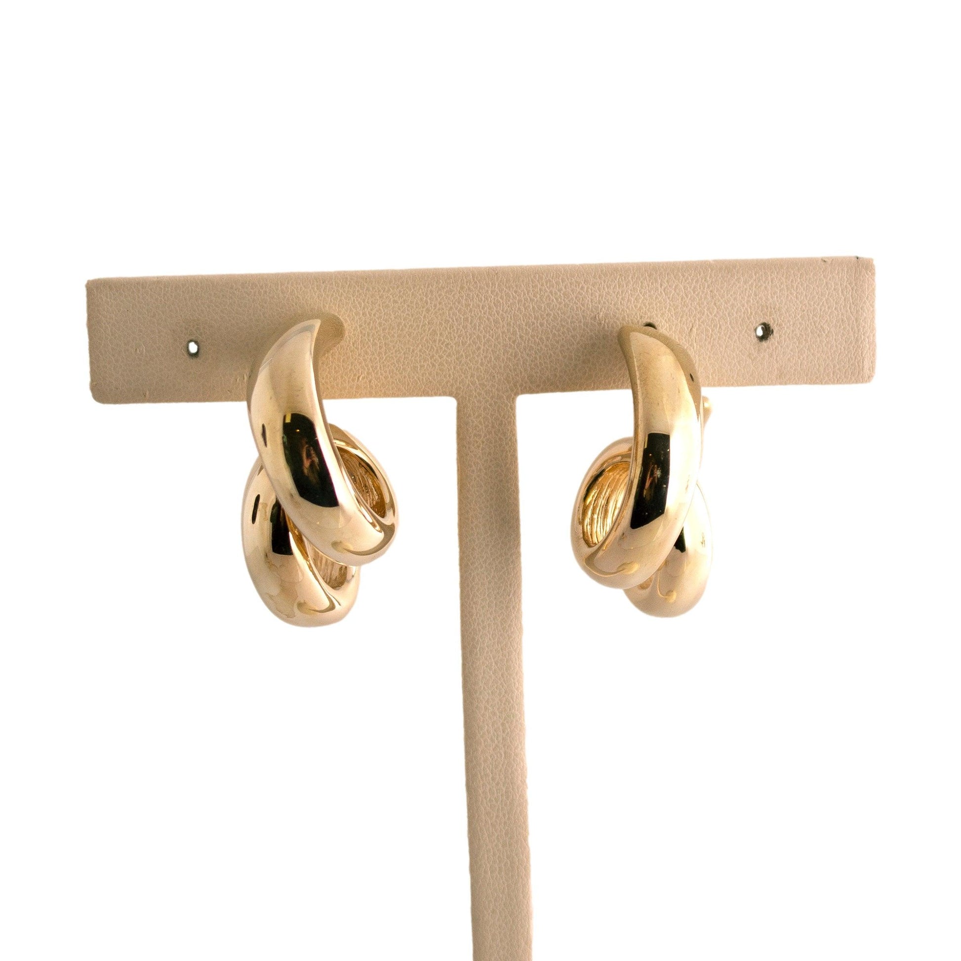 Curled Hoop Earrings