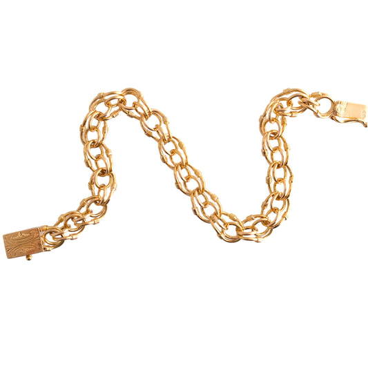 Decorative Link Charm Bracelet