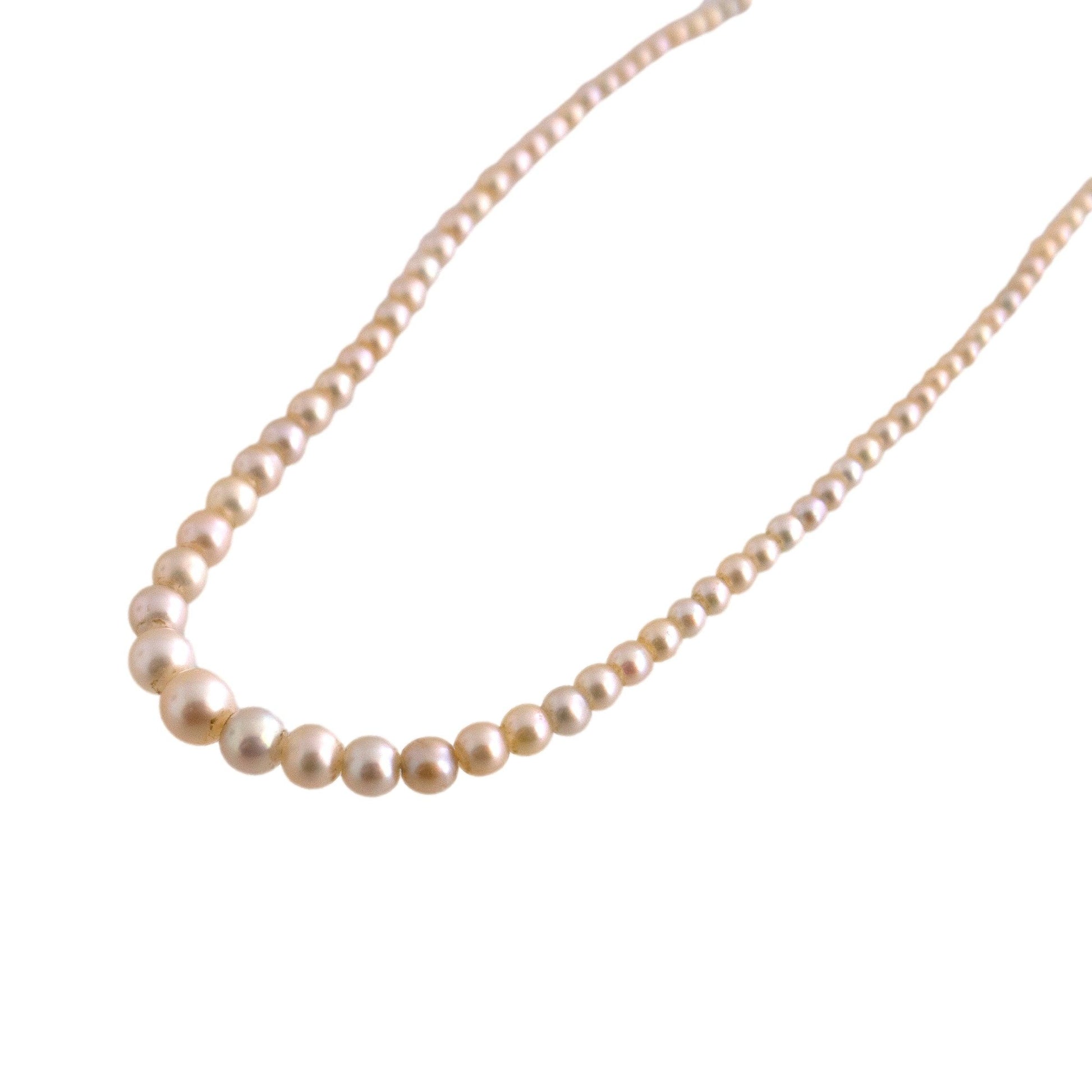 Edwardian Natural Pearl Necklace
