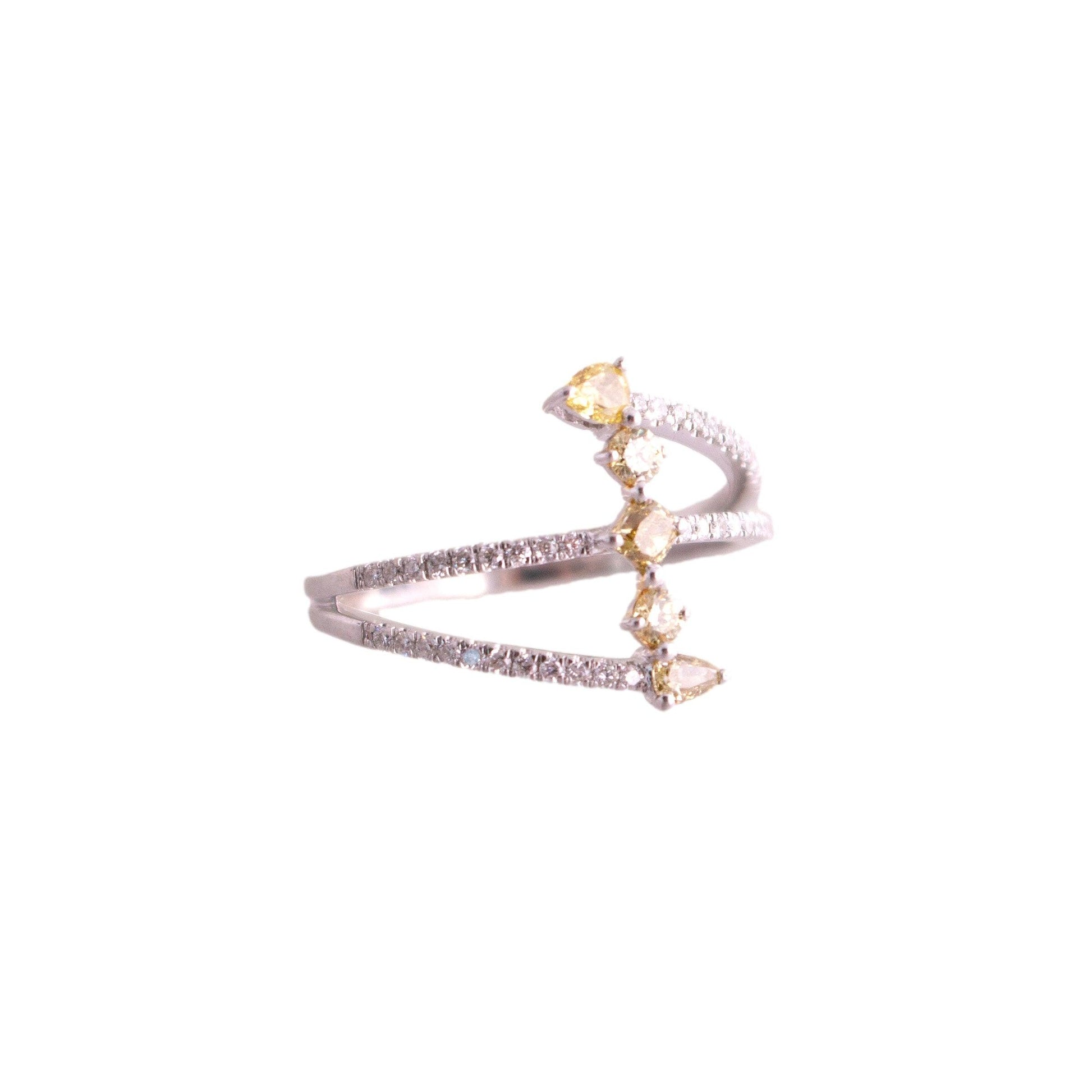 Fancy Yellow Diamond Ring by Kallati