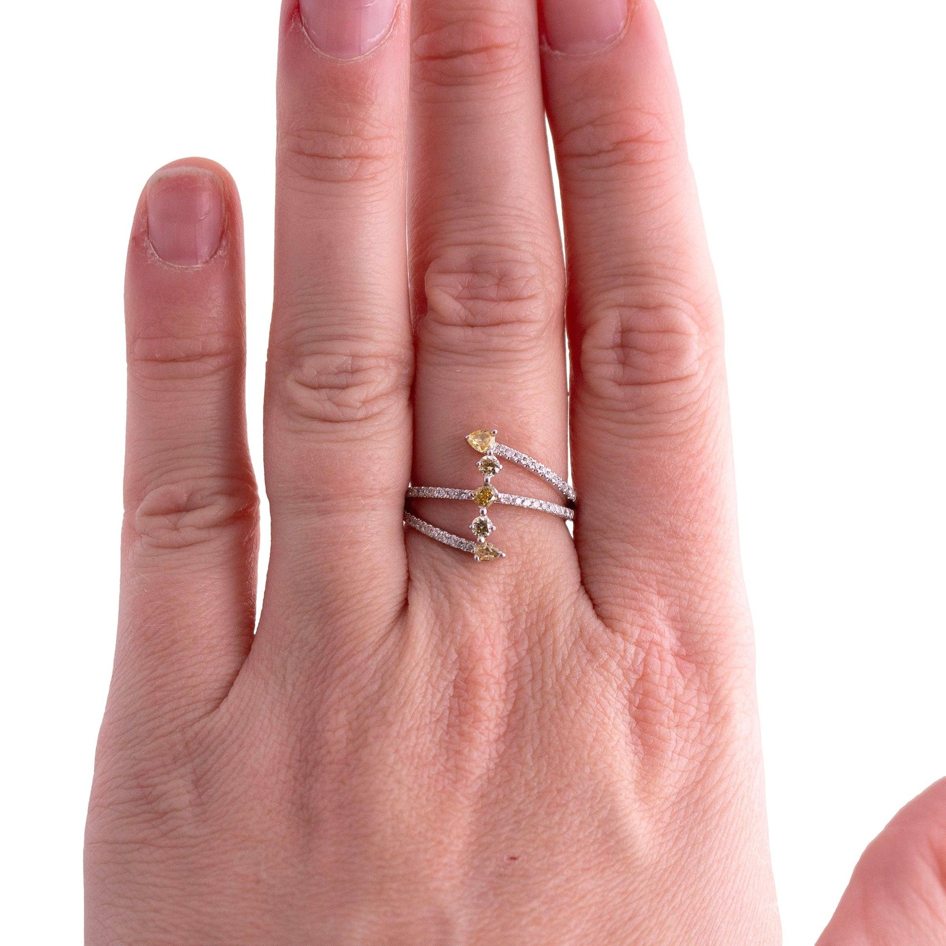Fancy Yellow Diamond Ring by Kallati