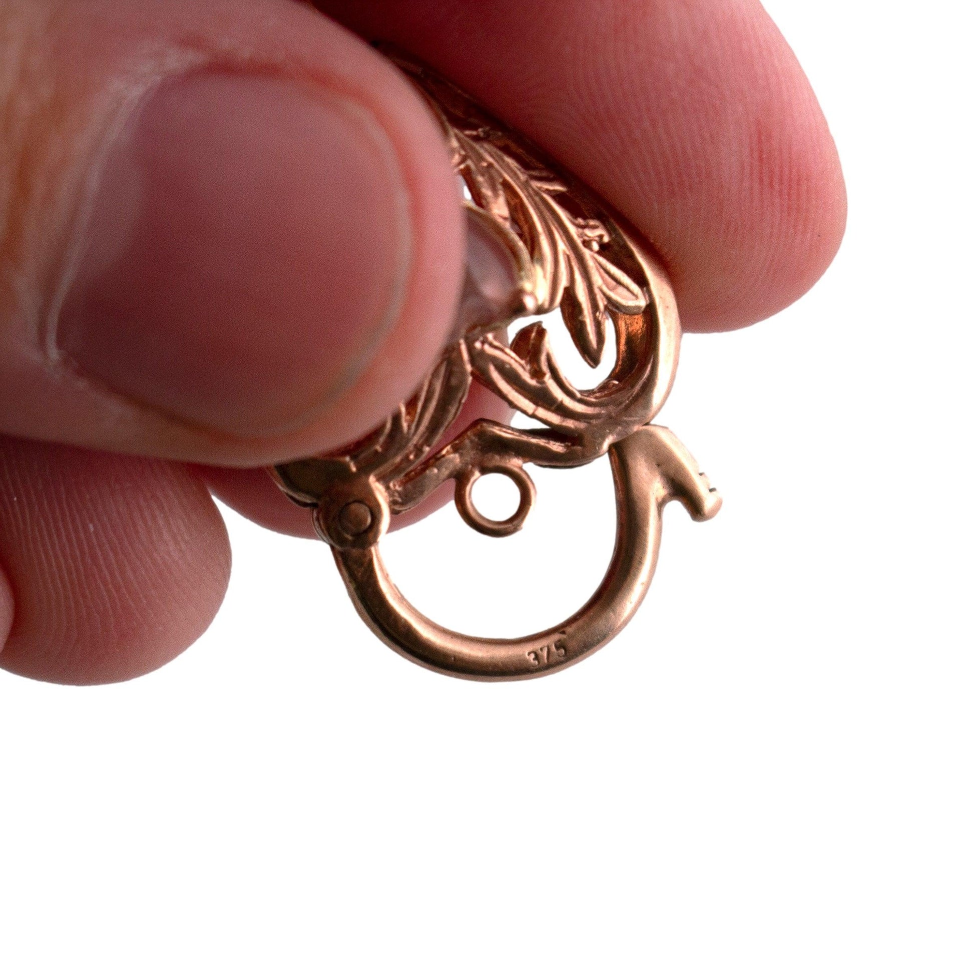 Floral Moonstone Lock Charm