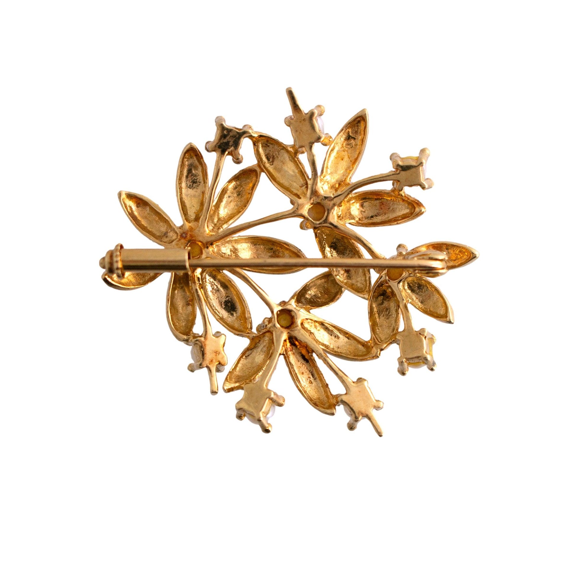 Floral Pearl Brooch