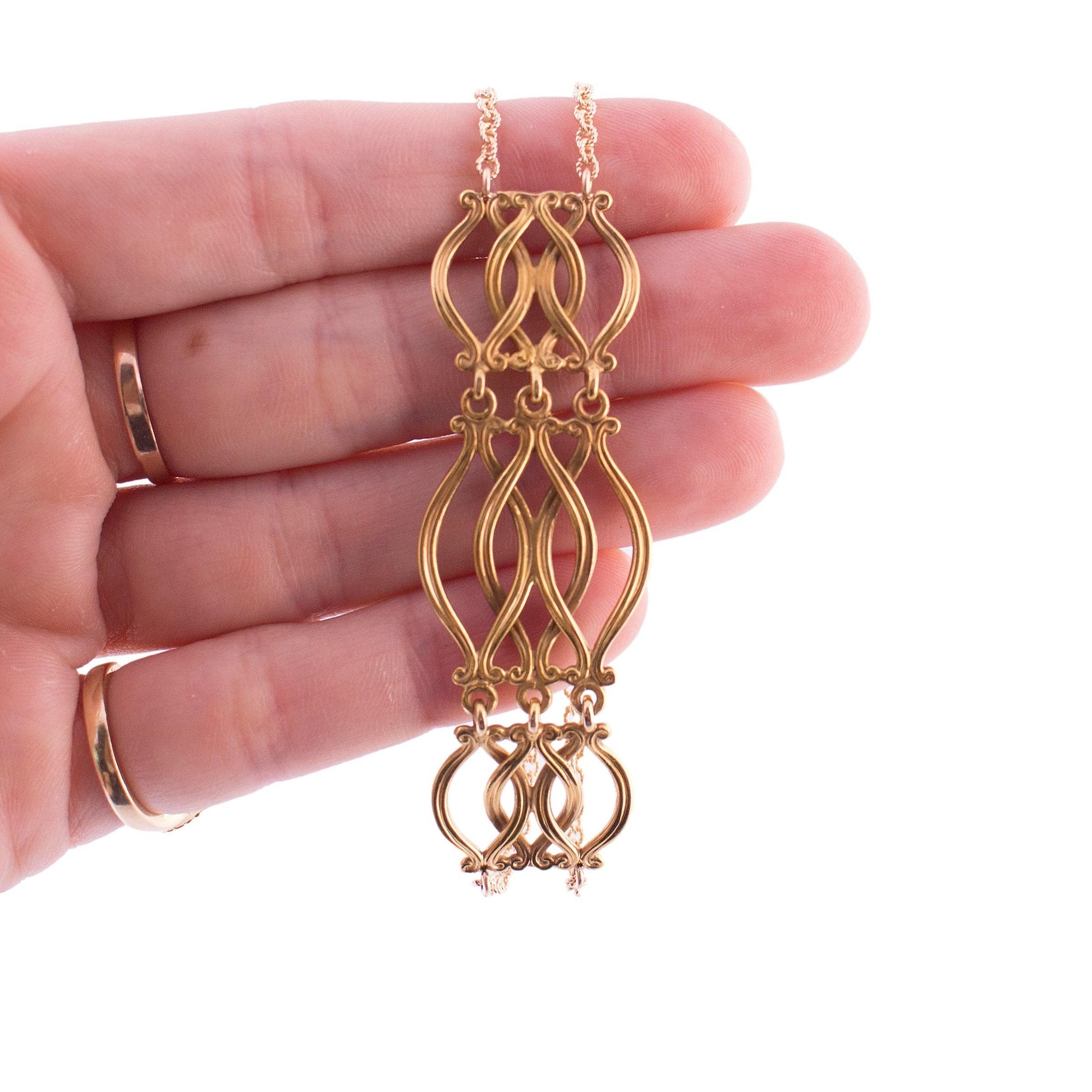 Repurposed Victorian Fob Bracelet