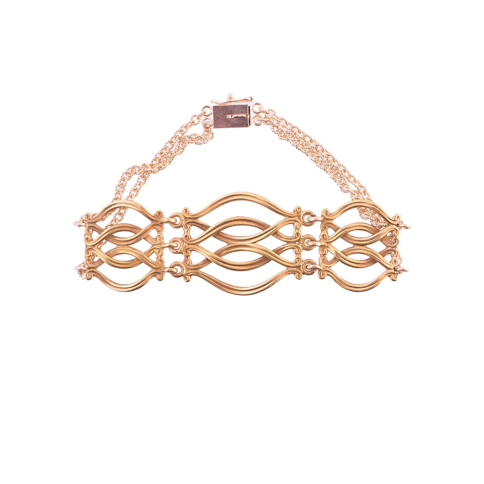 Repurposed Victorian Fob Bracelet