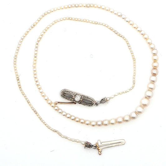 Edwardian Natural Pearl Necklace