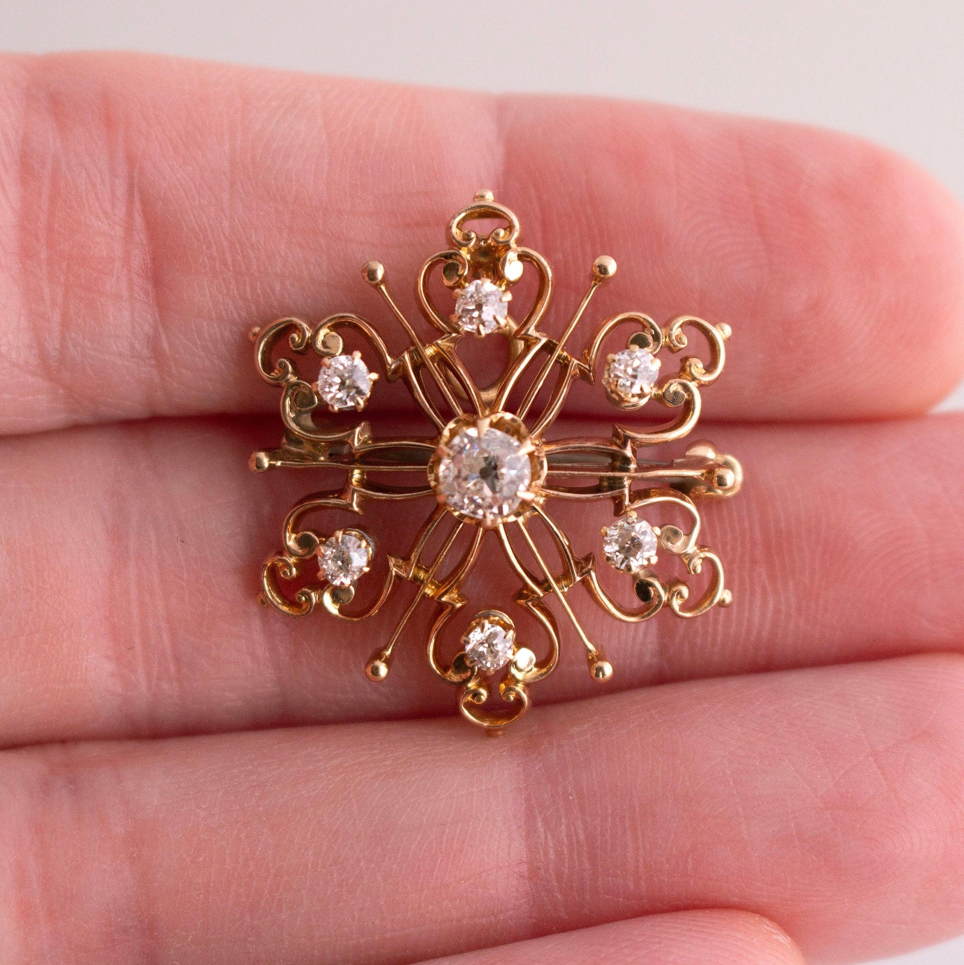 Victorian Diamond Pin/Pendant