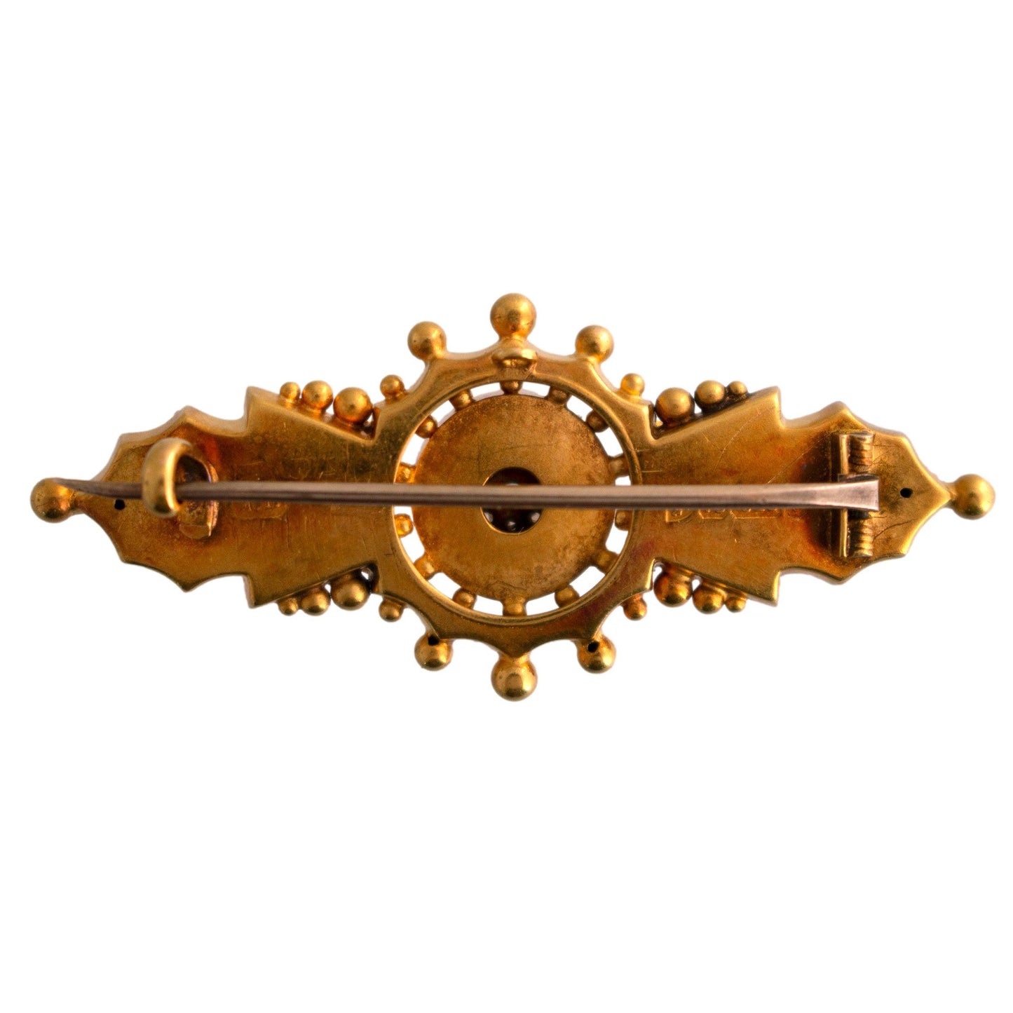 Victorian Rose Cut Diamond Brooch