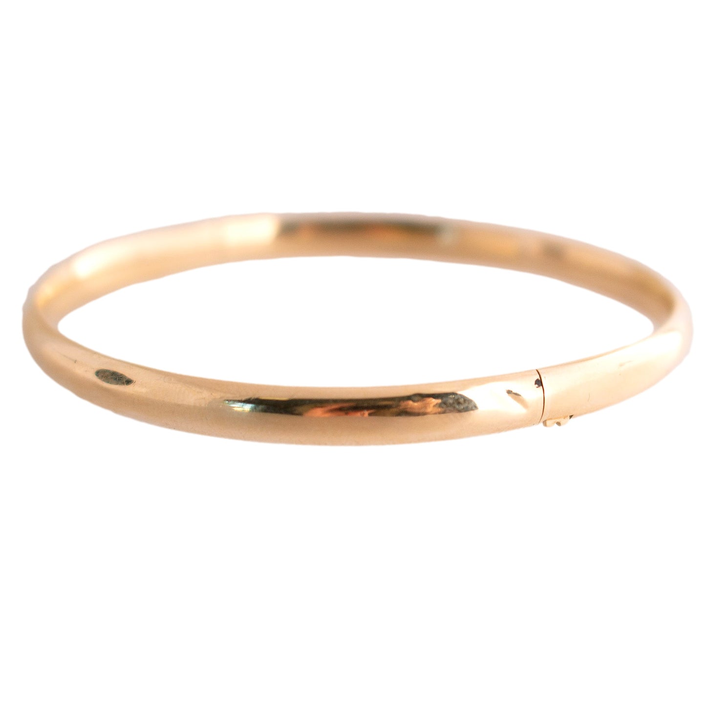 14K Gold 5mm Bangle Bracelet