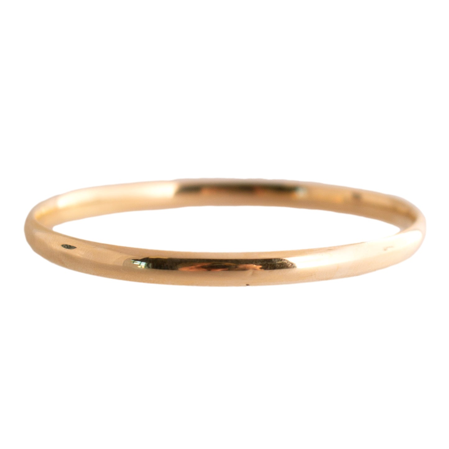 14K Gold 5mm Bangle Bracelet