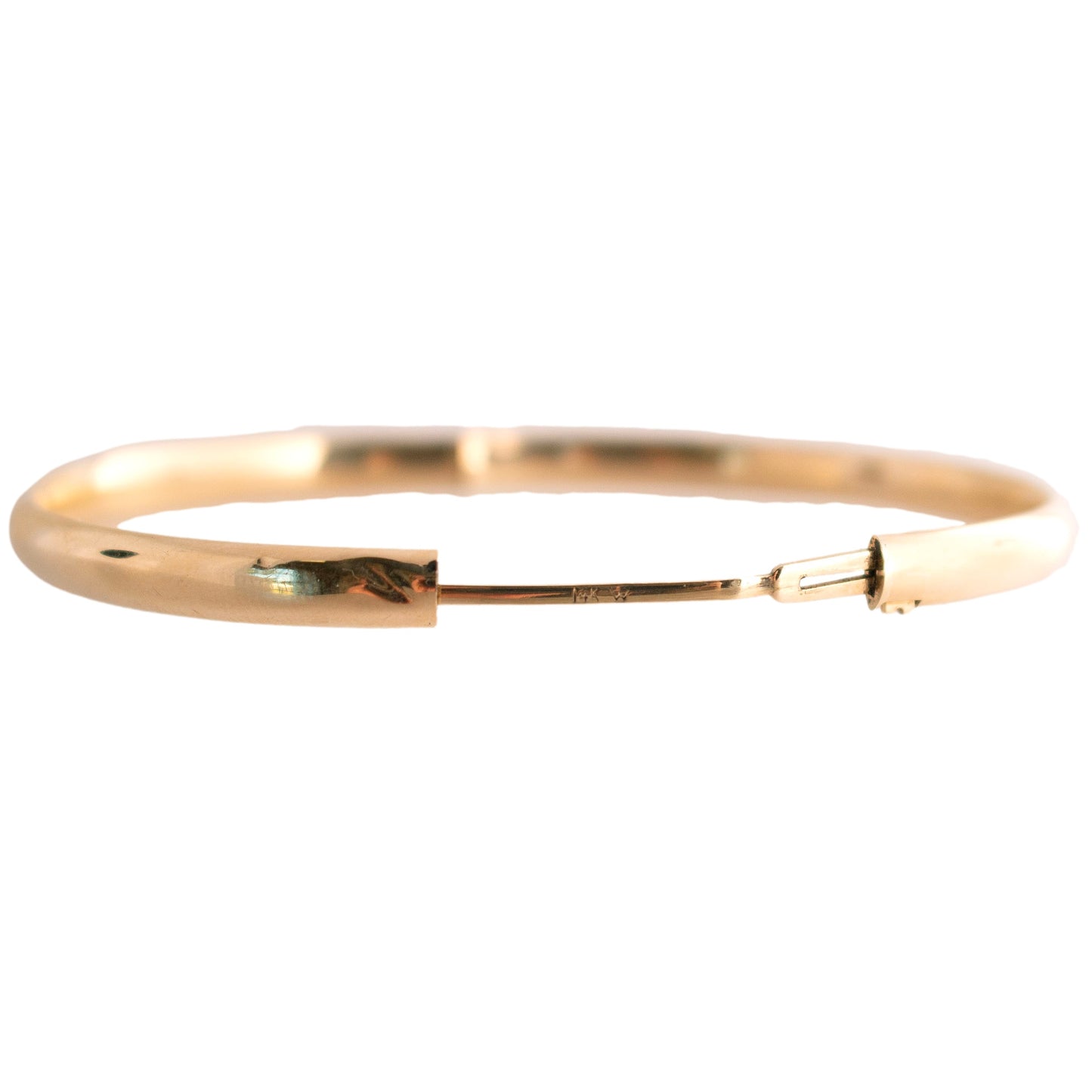 14K Gold 5mm Bangle Bracelet