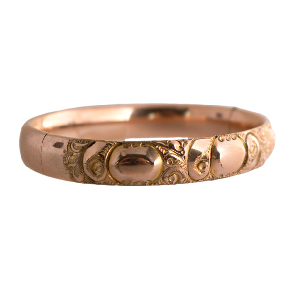 Antique Gold Filled Bangle Bracelet