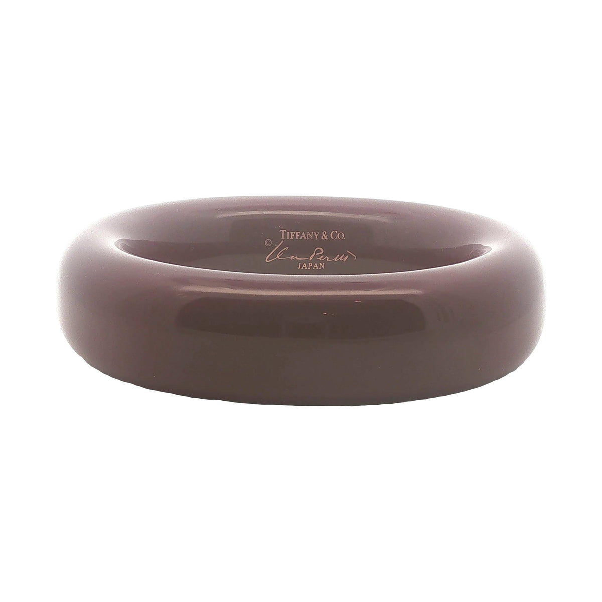 Elsa Peretti for Tiffany and Co. Brown Lacquered Hardwood Bangle