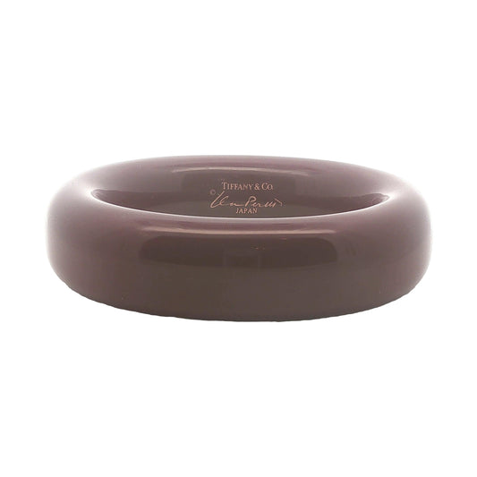 Elsa Peretti for Tiffany and Co. Brown Lacquered Hardwood Bangle