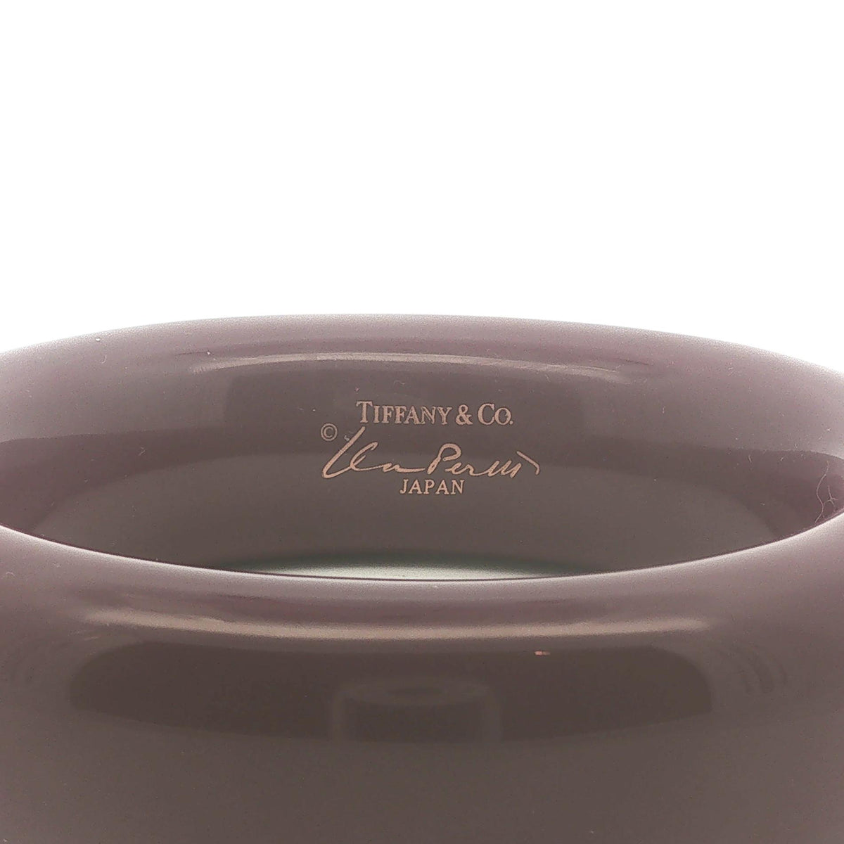 Elsa Peretti for Tiffany and Co. Brown Lacquered Hardwood Bangle