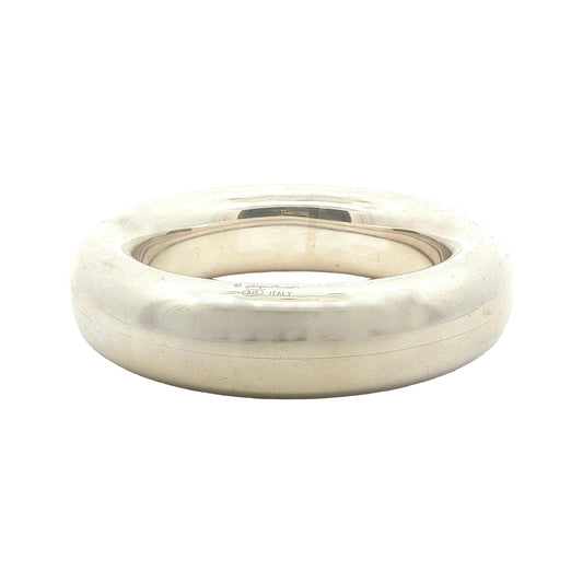 Elsa Peretti for Tiffany & Co Sterling Silver Doughnut Bangle
