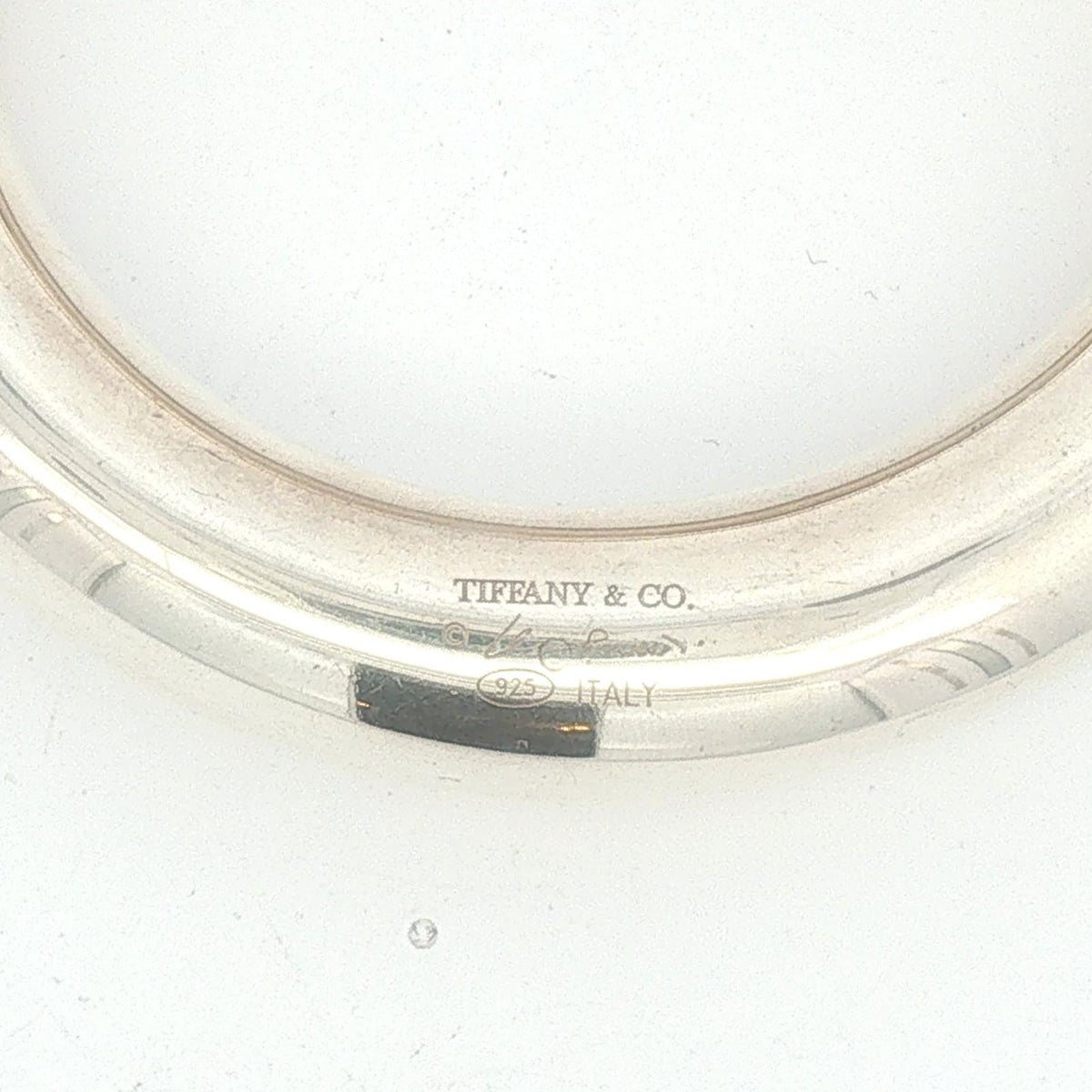 Elsa Peretti for Tiffany & Co Sterling Silver Doughnut Bangle